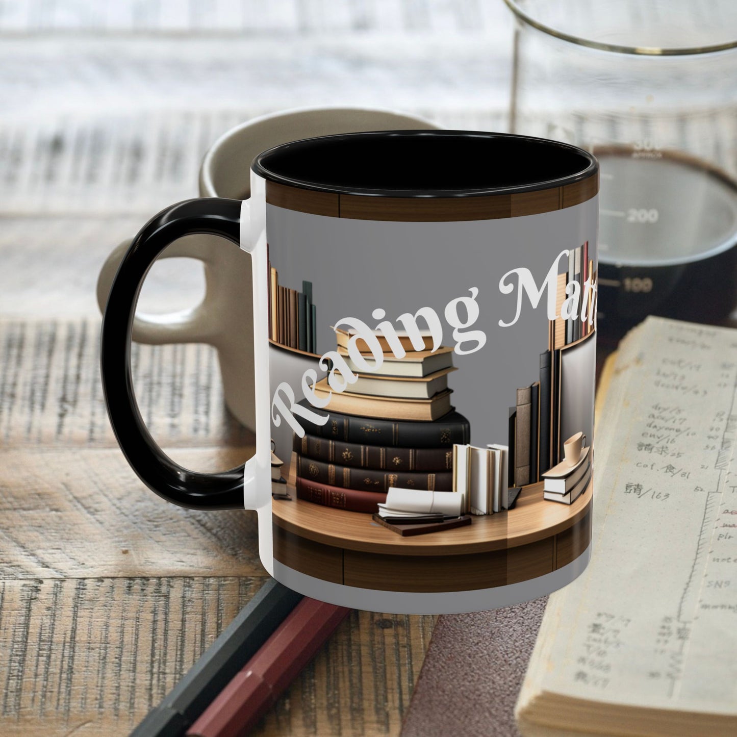 Reading Matters Color Lining  Mug (11, 15oz)