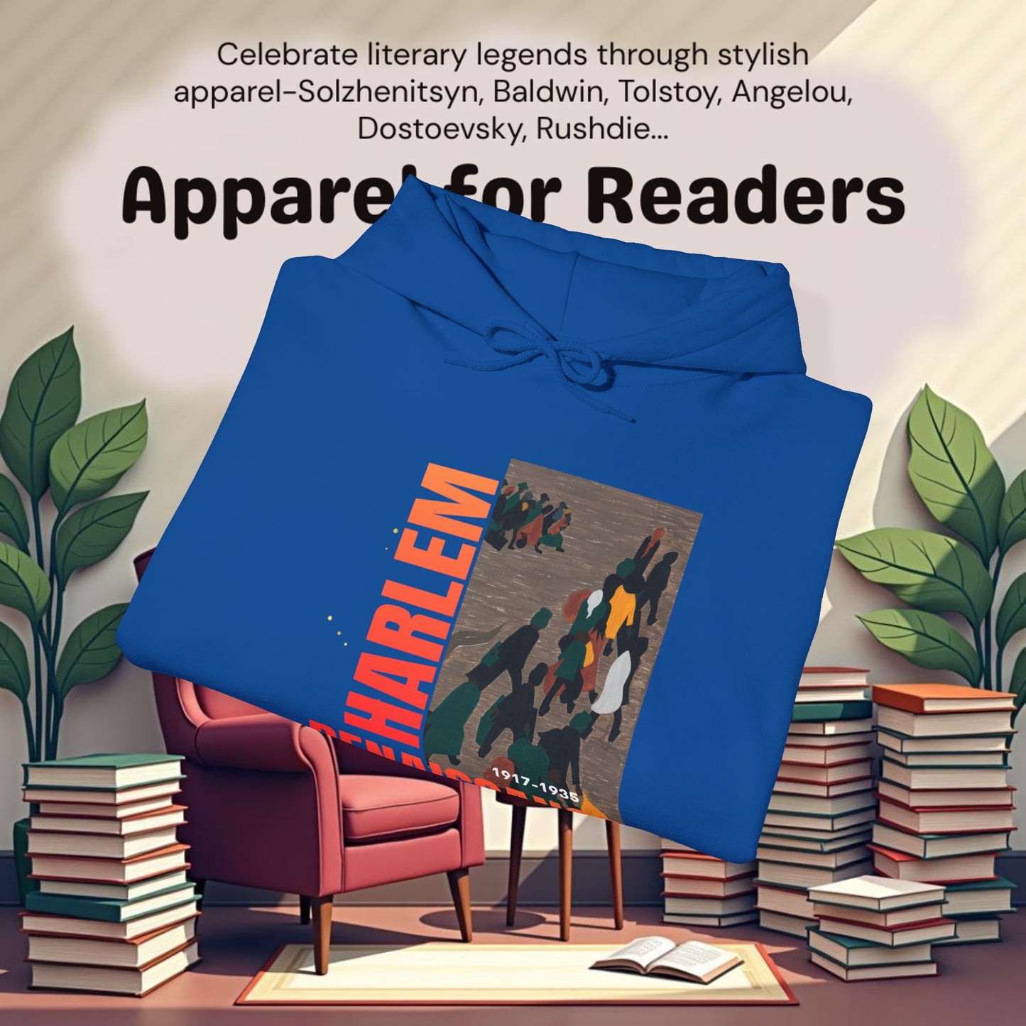 Harlem Renaissance Artwork..Unisex Heavy Blend™ Hooded Sweatshirt