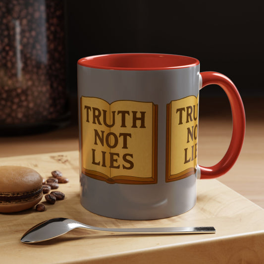 Truth Not Lies With Color Lining  Mug (11, 15oz)