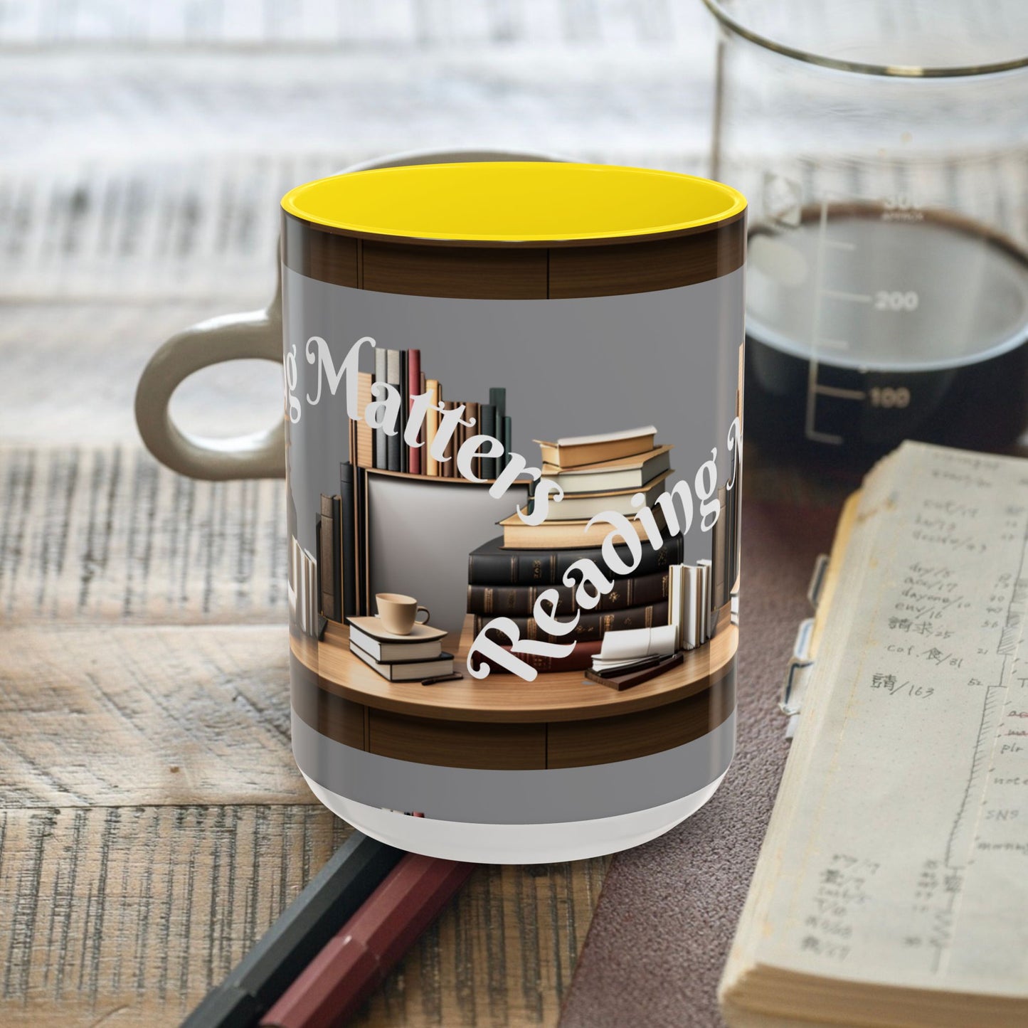 Reading Matters Color Lining  Mug (11, 15oz)