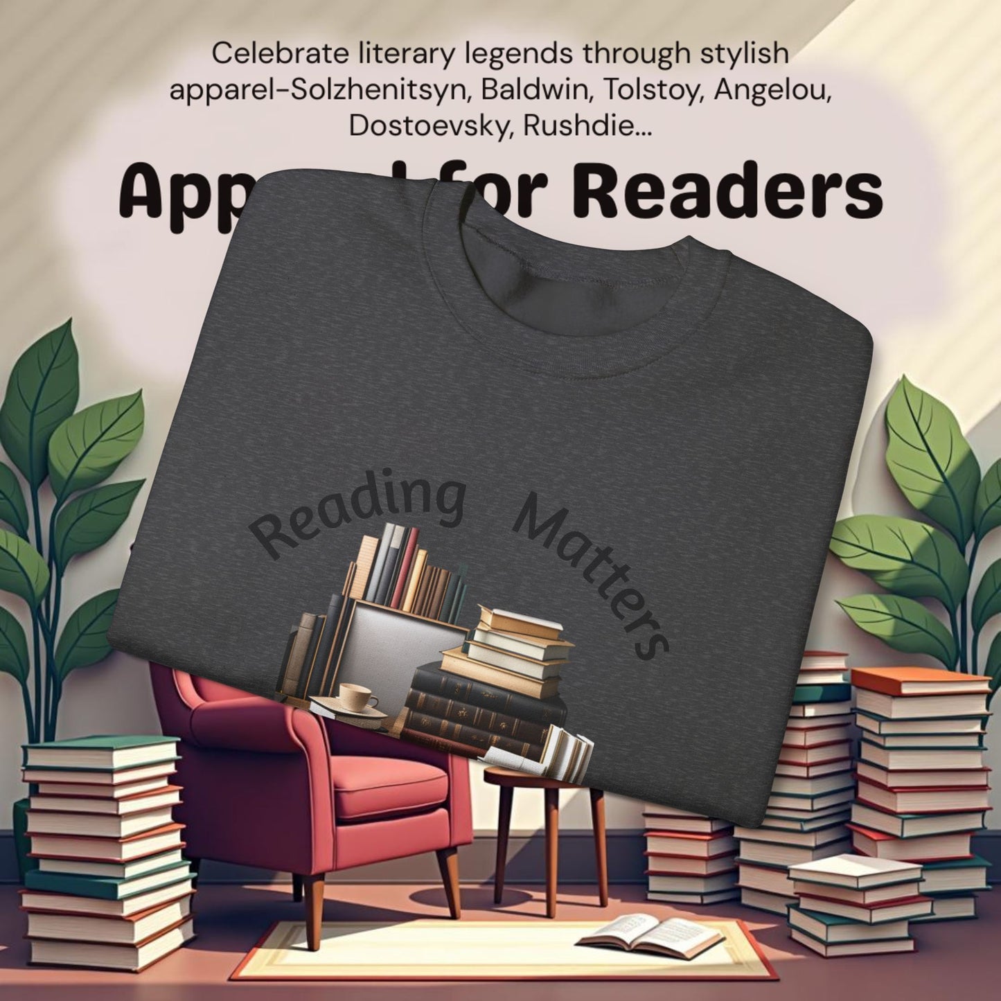 Reading Matters Unisex Heavy Blend™ Crewneck Sweatshirt