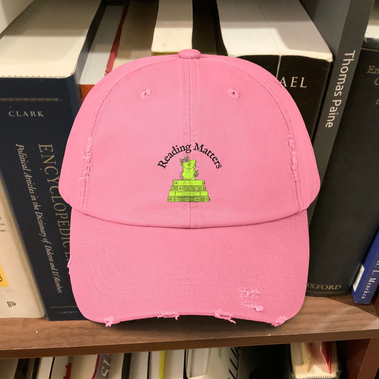 ReadingMatters Unisex Distressed Cap