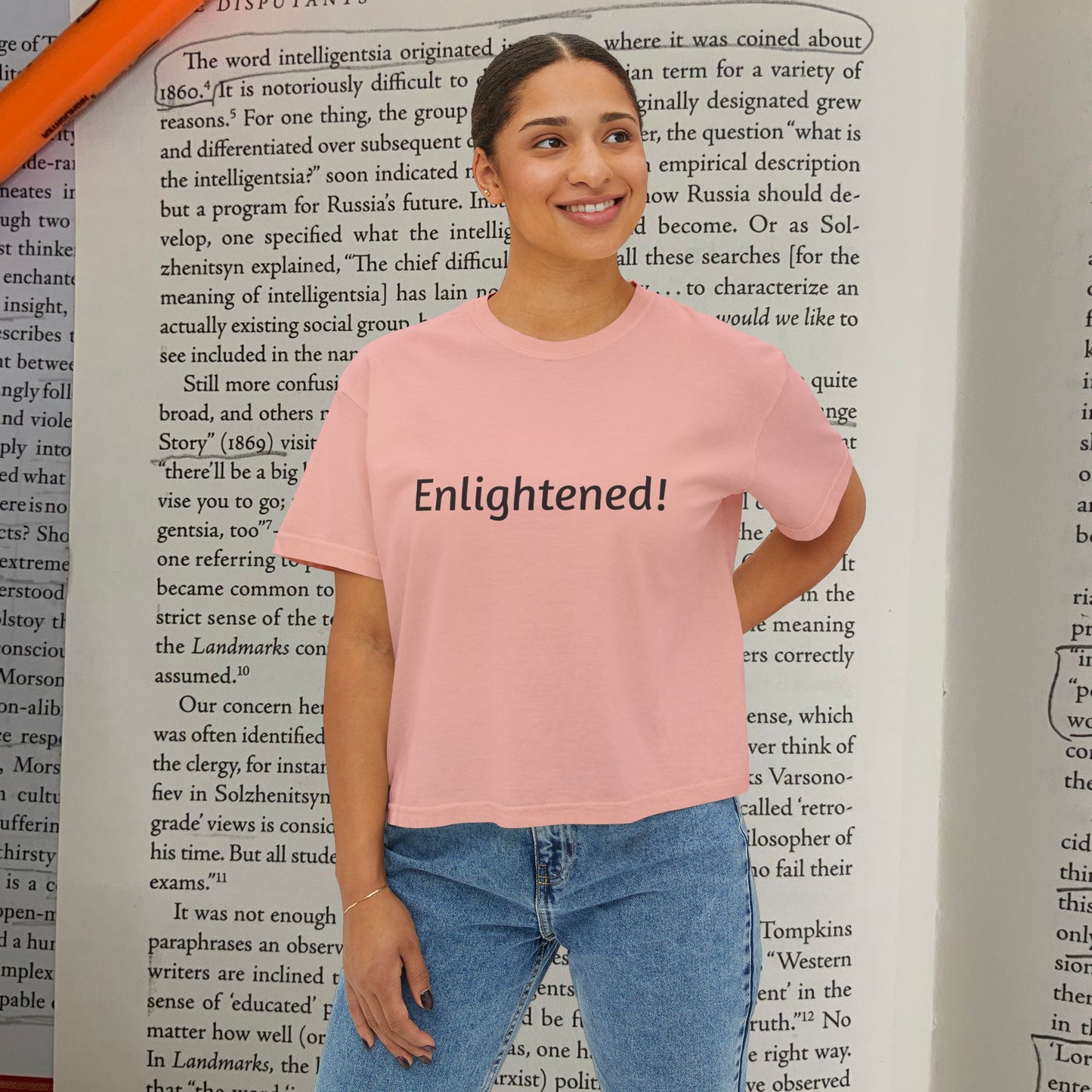 Literature Is The Mirror To Society Women's Boxy Tee