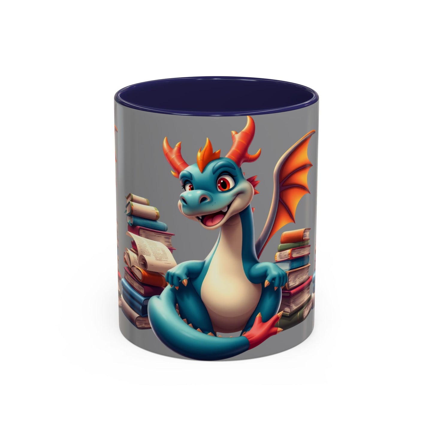 Literary Dragon Color Lining  Mug (11, 15oz)