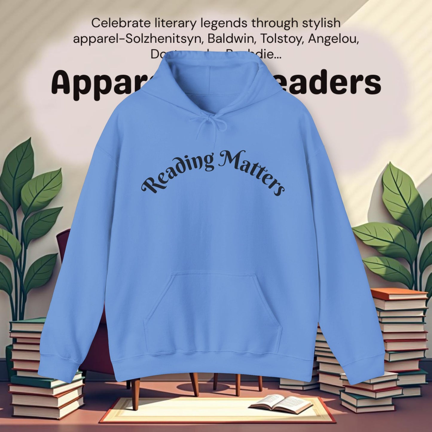 Reading Matters..Unisex Heavy Blend™ Hooded Sweatshirt