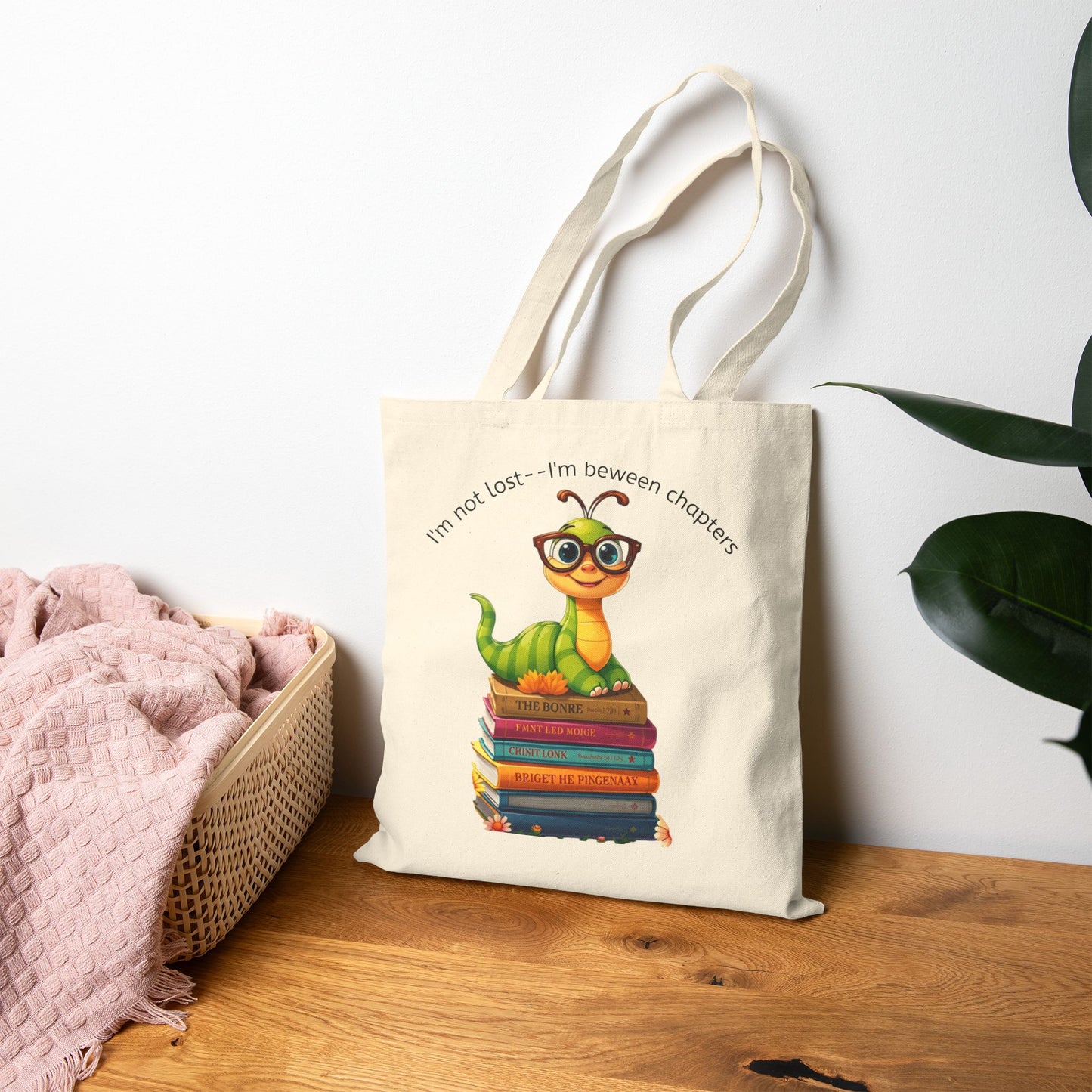Bookworm Tote Bag