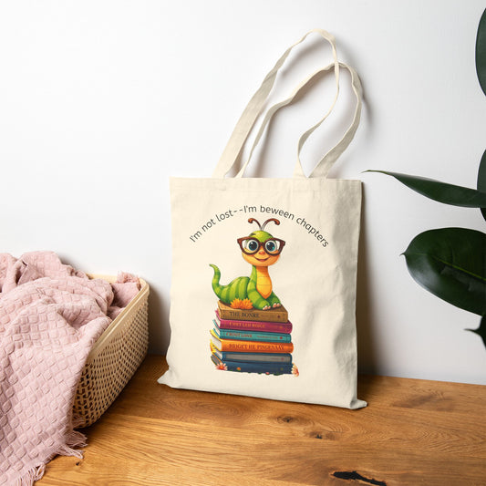 Bookworm Tote Bag