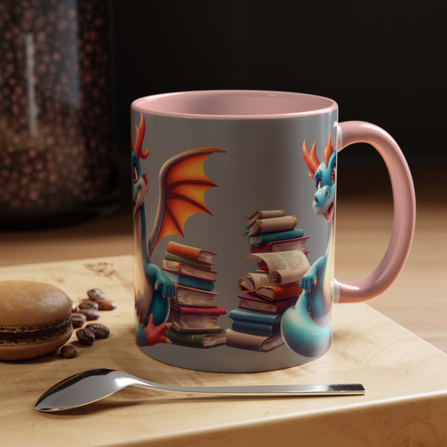 Literary Dragon Color Lining  Mug (11, 15oz)