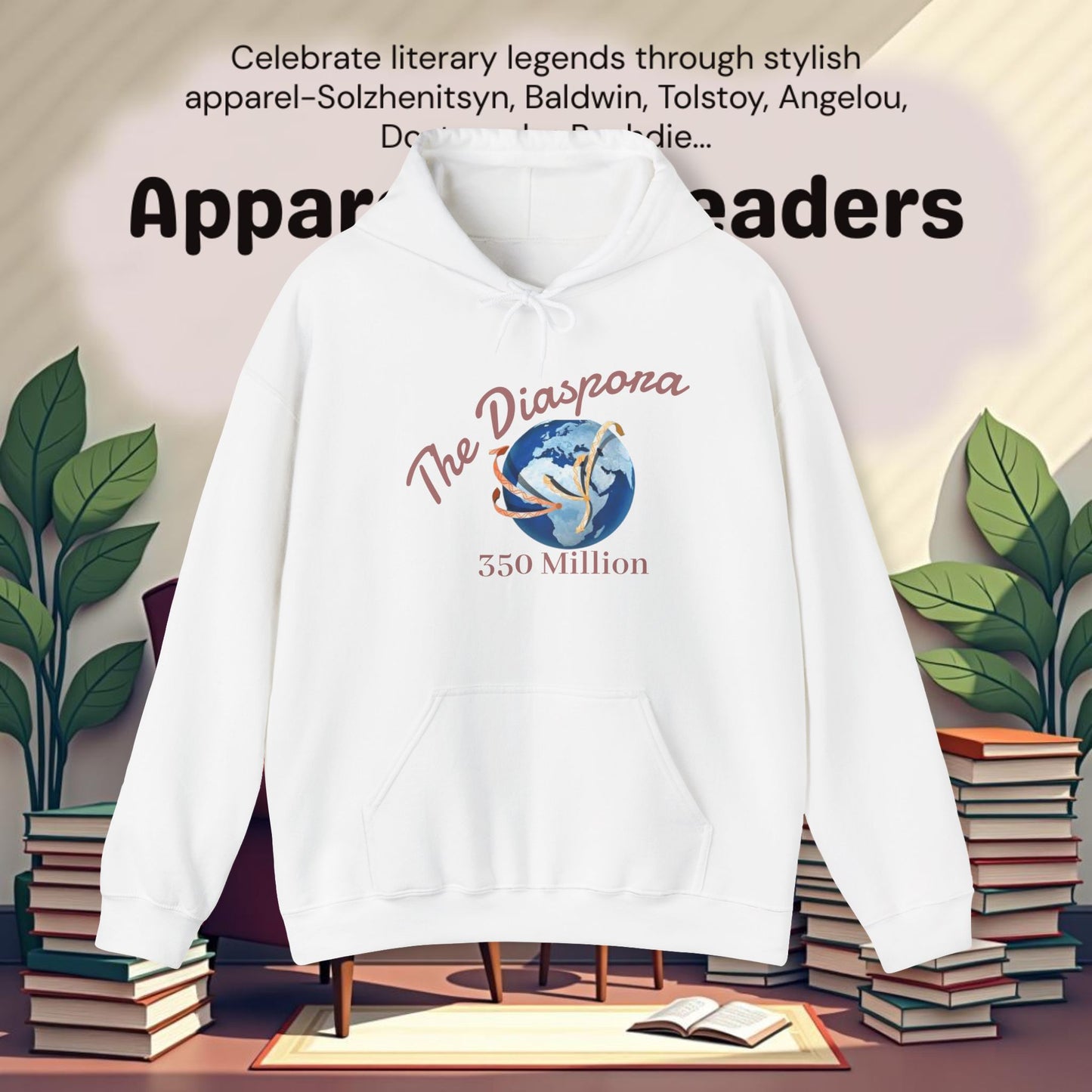 The Diaspora 350 Million ..Unisex Heavy Blend™ Hooded Sweatshirt