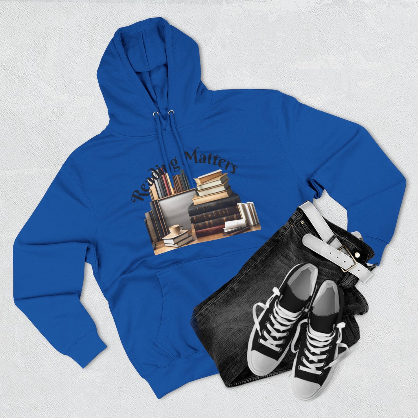Stylish Literary Hoodie - 'Reading Matters' Fleece Sweatshirt, Gift for Book Lovers, Cozy Literature Apparel, Perfect for Stay-at-Home [...]