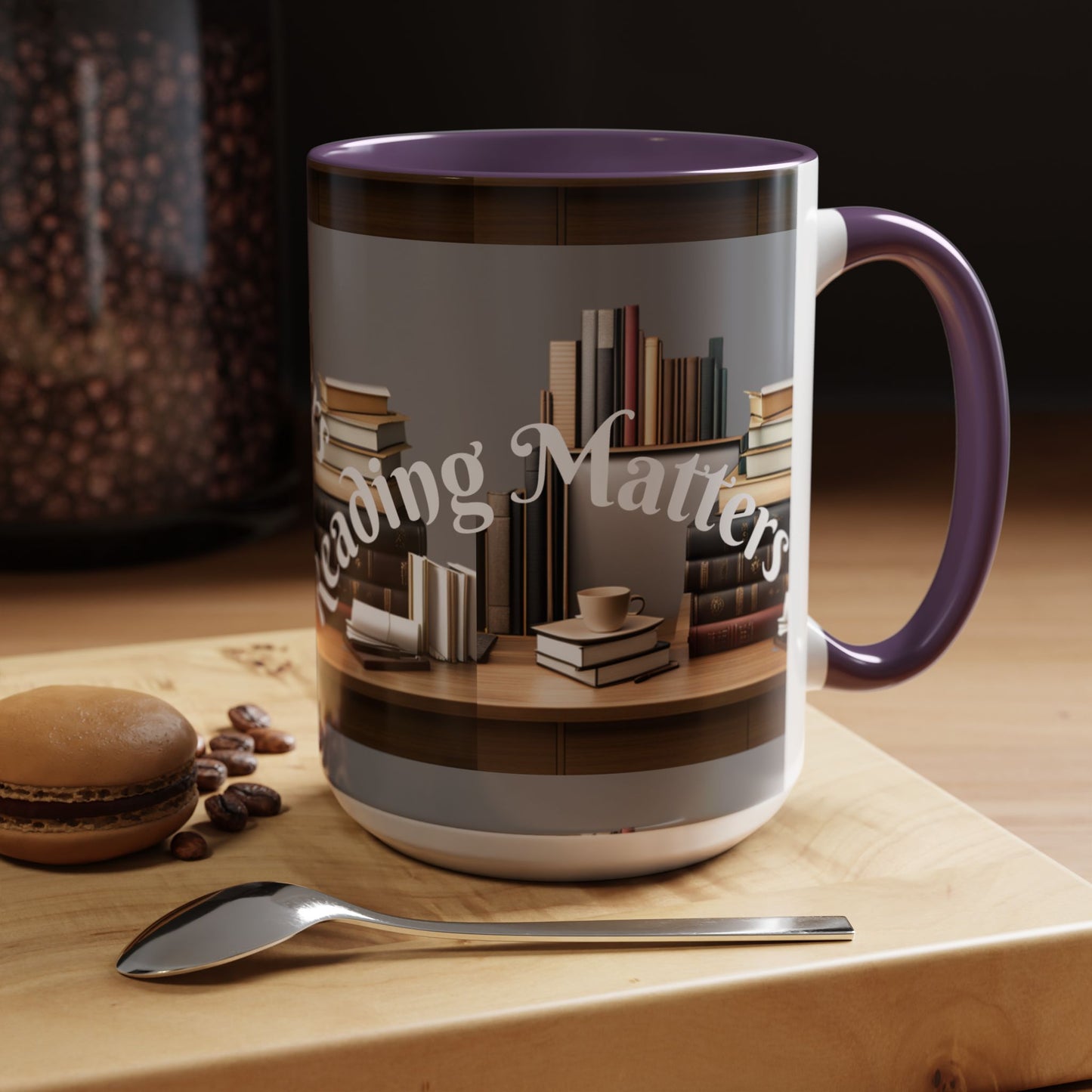 Reading Matters Color Lining  Mug (11, 15oz)