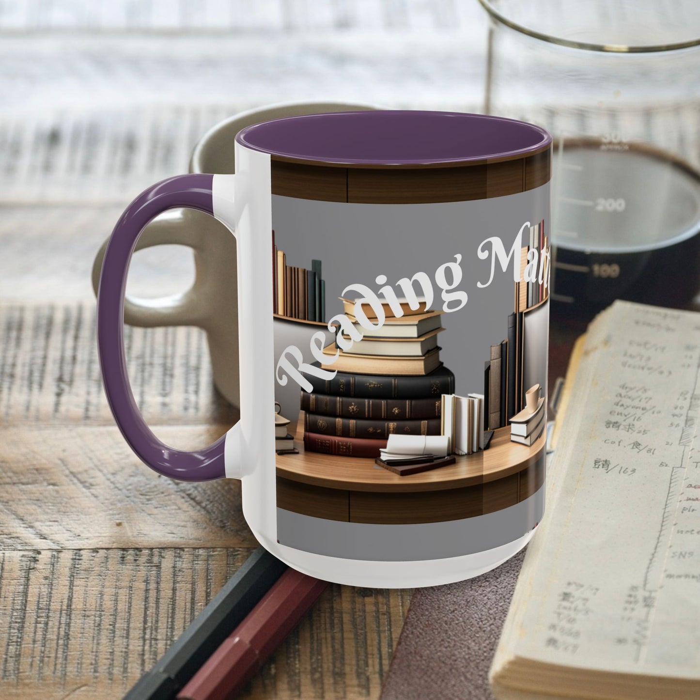 Reading Matters Color Lining  Mug (11, 15oz)