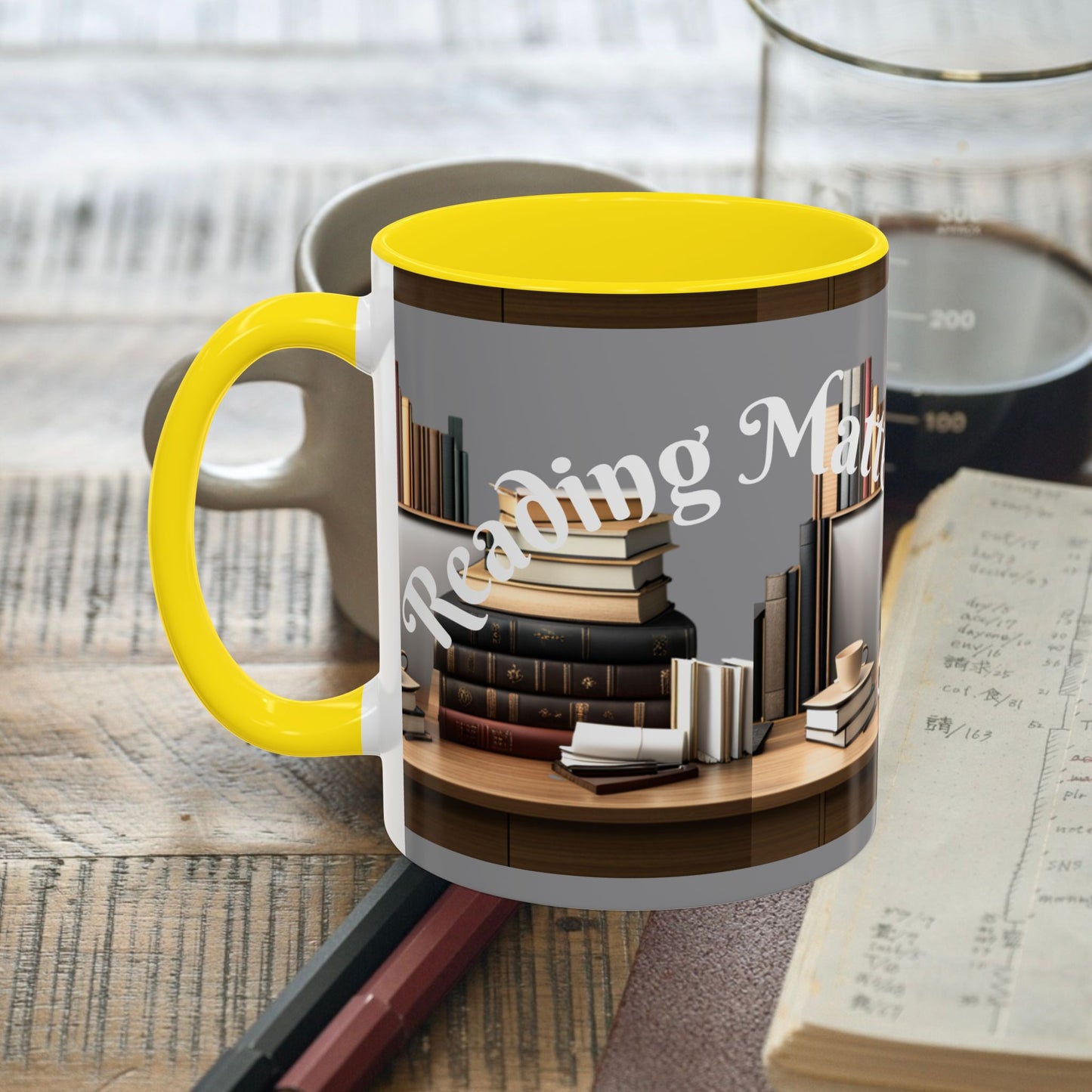Reading Matters Color Lining  Mug (11, 15oz)