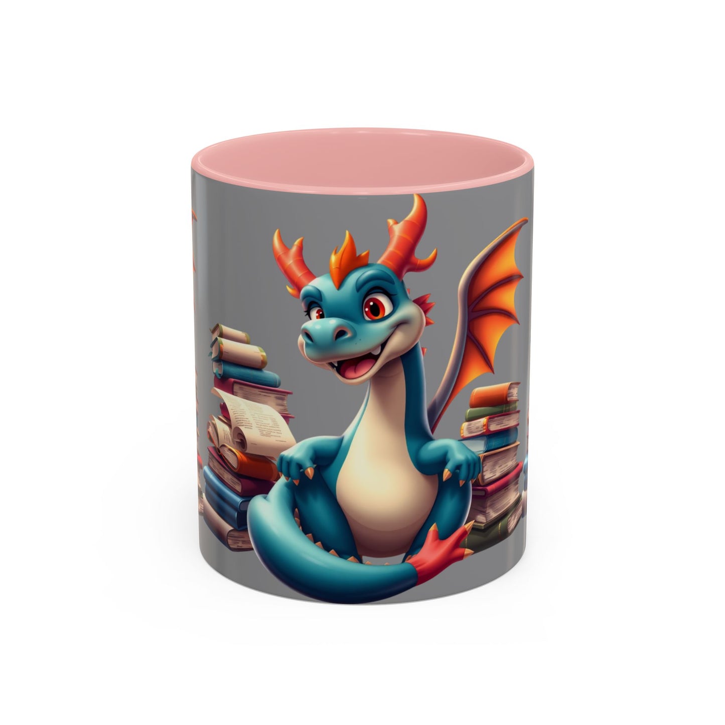 Literary Dragon Color Lining  Mug (11, 15oz)