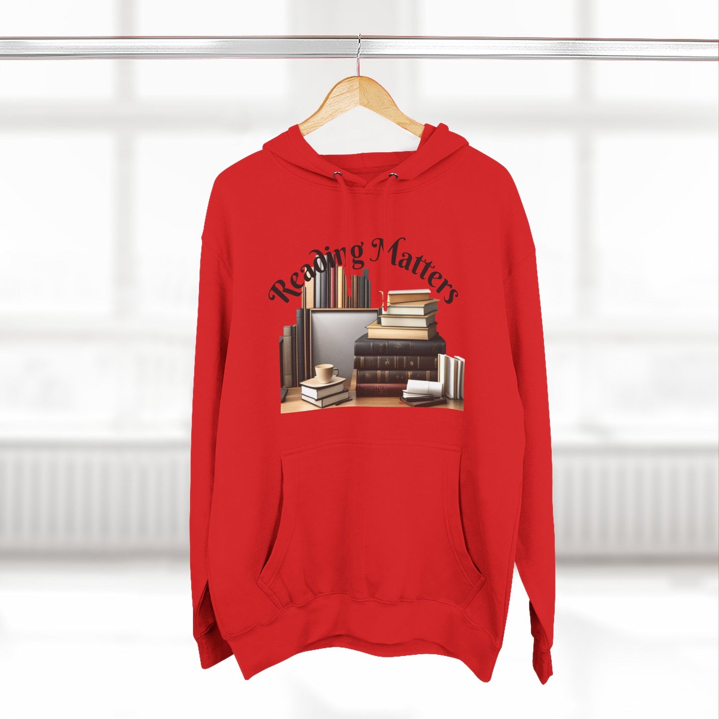 Stylish Literary Hoodie - 'Reading Matters' Fleece Sweatshirt, Gift for Book Lovers, Cozy Literature Apparel, Perfect for Stay-at-Home [...]