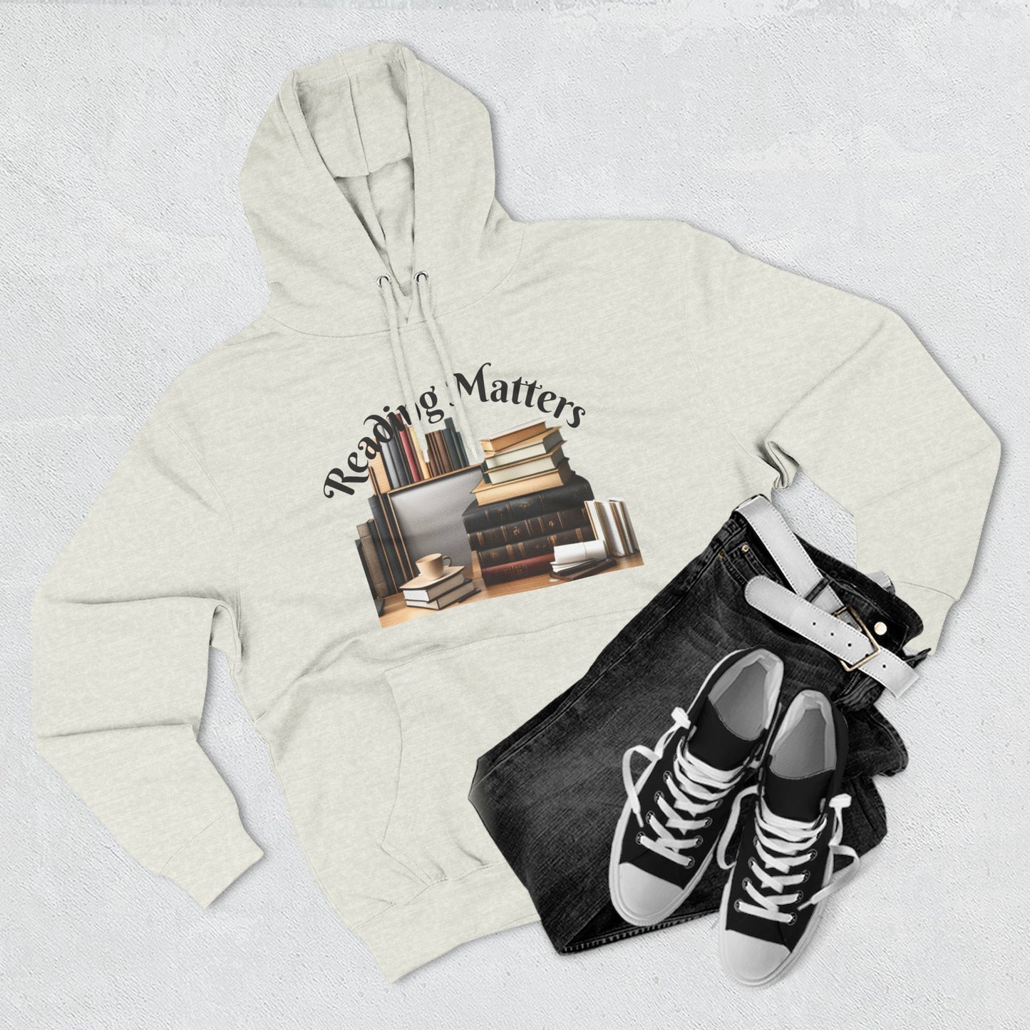 Stylish Literary Hoodie - 'Reading Matters' Fleece Sweatshirt, Gift for Book Lovers, Cozy Literature Apparel, Perfect for Stay-at-Home [...]