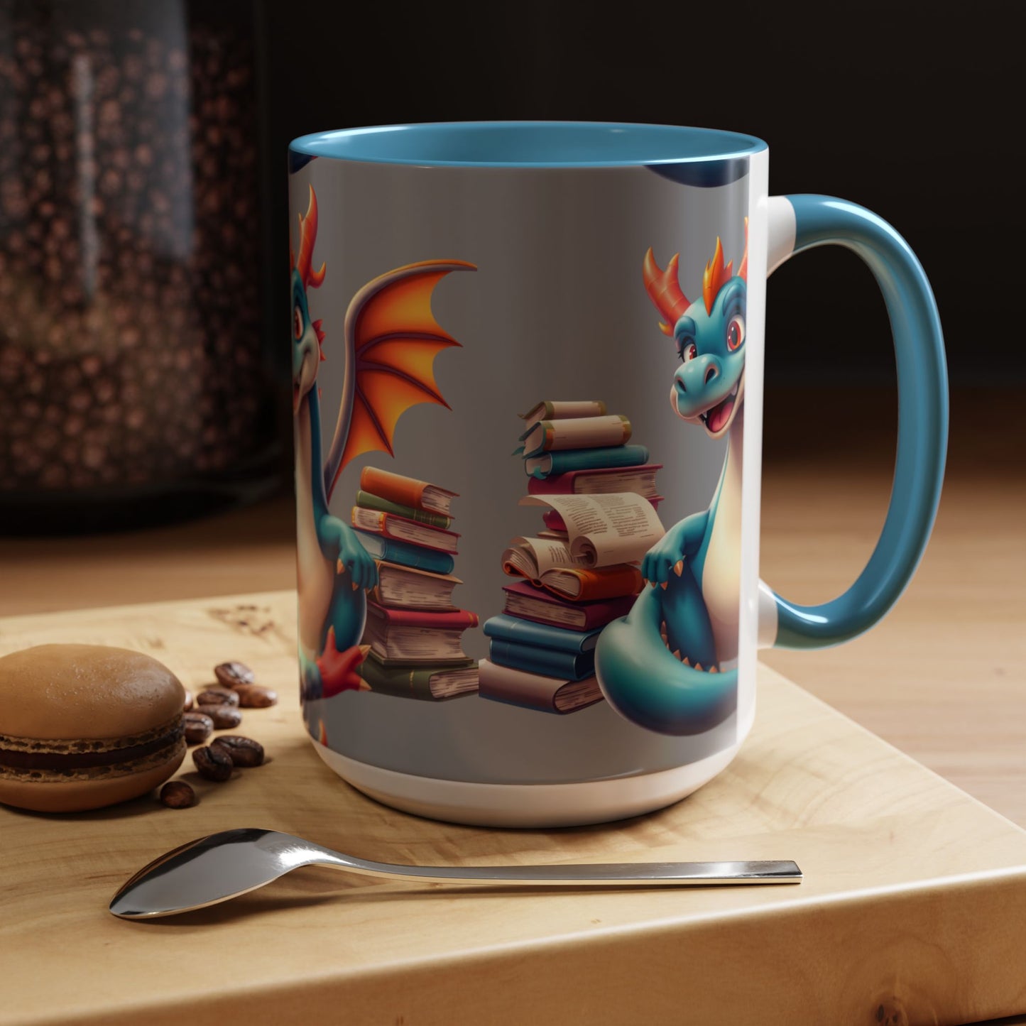 Literary Dragon Color Lining  Mug (11, 15oz)