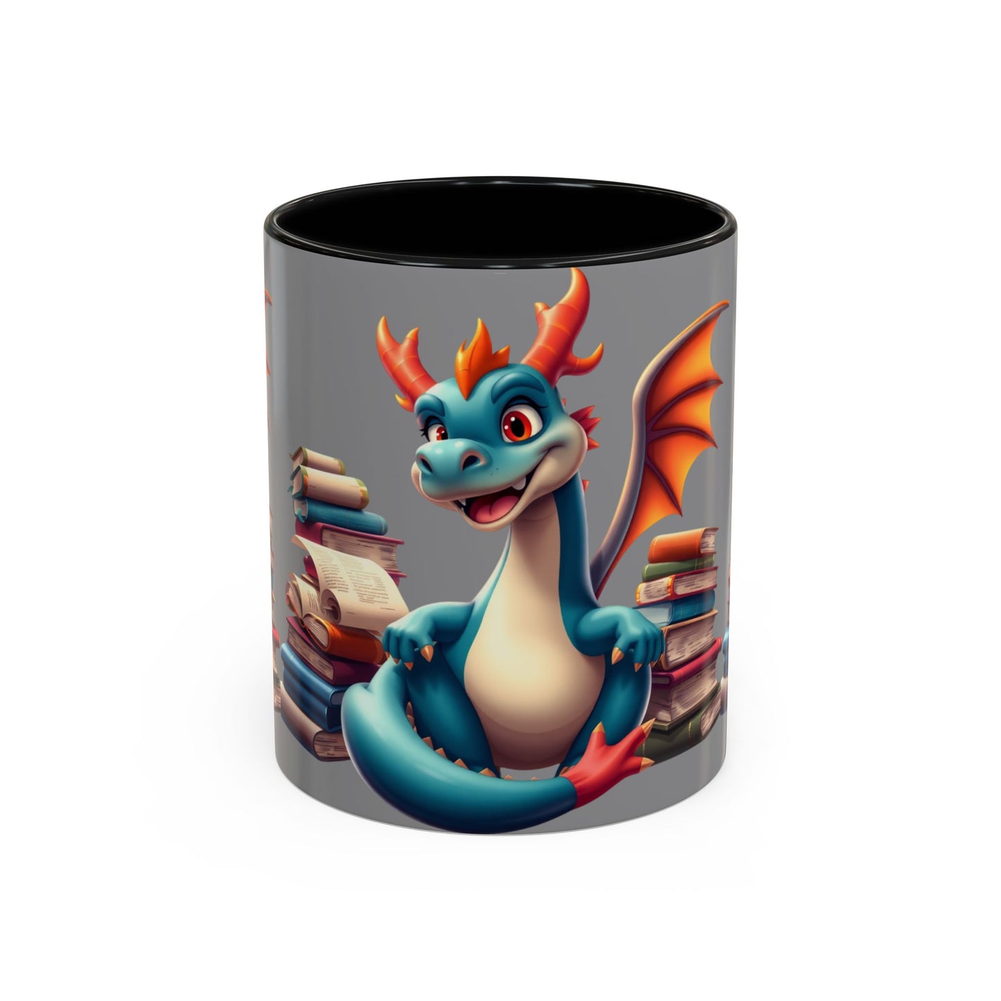 Literary Dragon Color Lining  Mug (11, 15oz)
