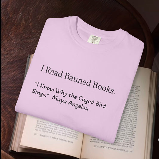 I Read Banned Books '....caged bird sings"
