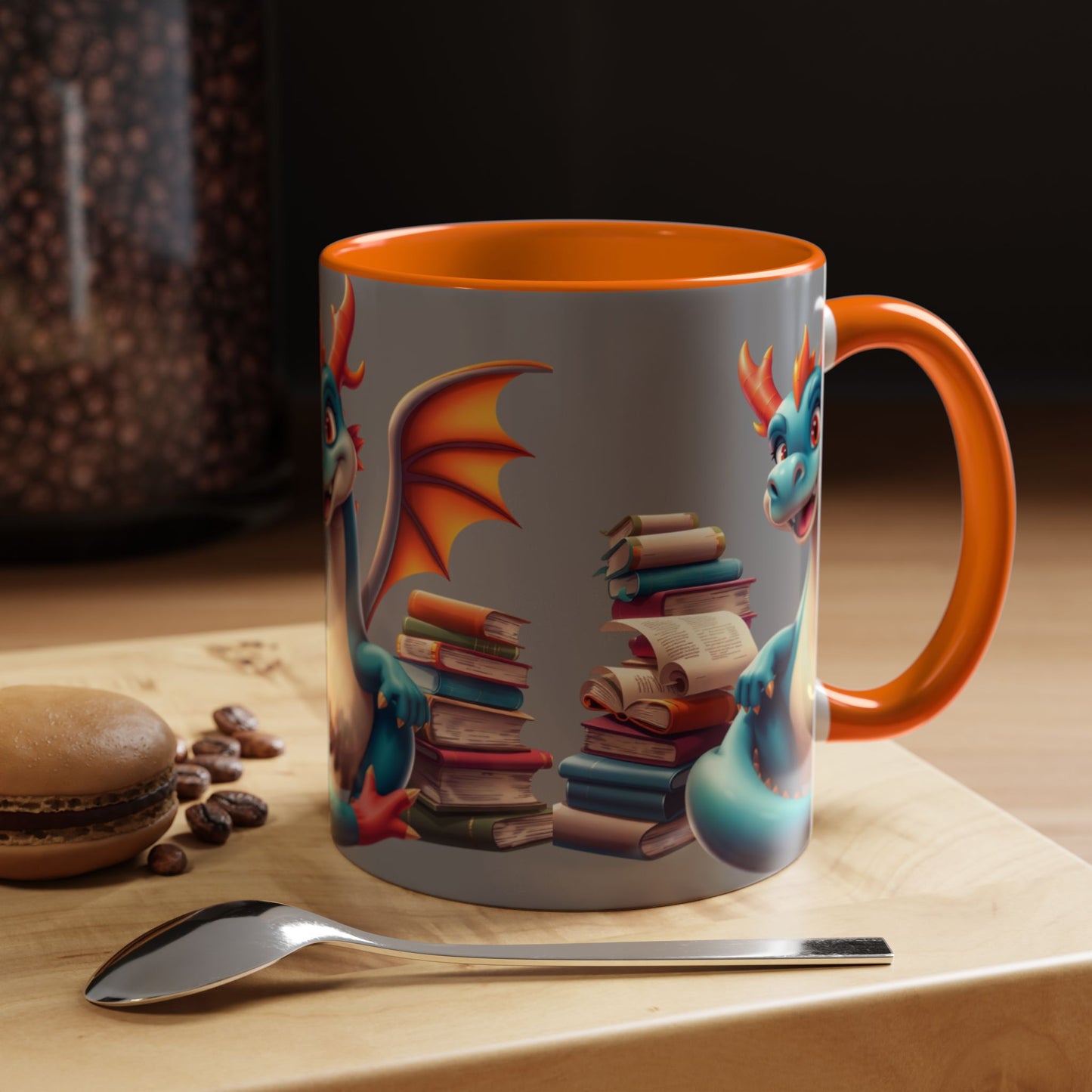 Literary Dragon Color Lining  Mug (11, 15oz)
