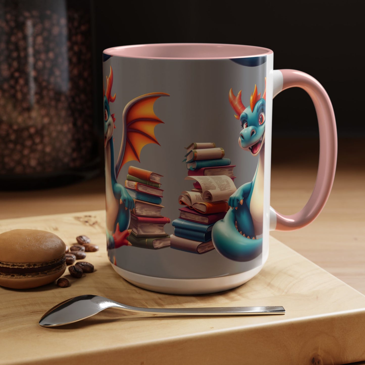Literary Dragon Color Lining  Mug (11, 15oz)