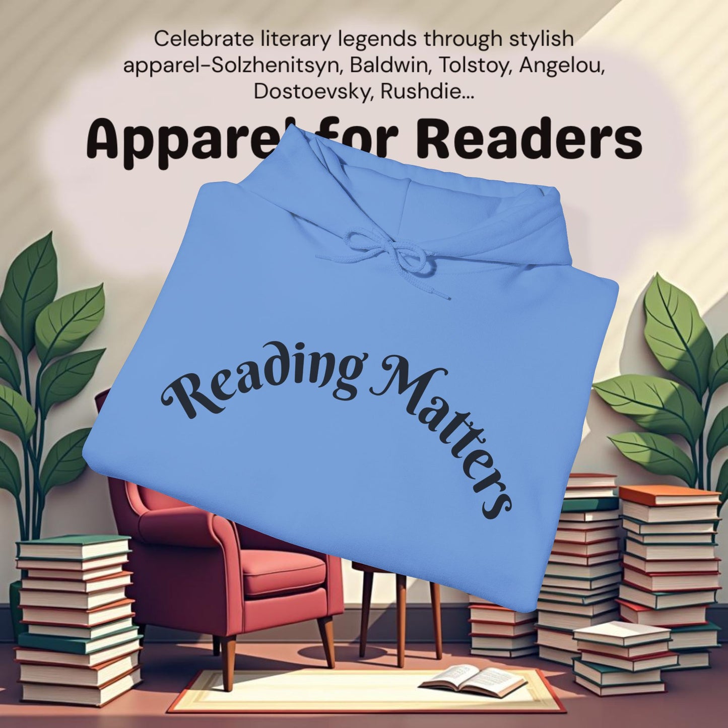 Reading Matters..Unisex Heavy Blend™ Hooded Sweatshirt