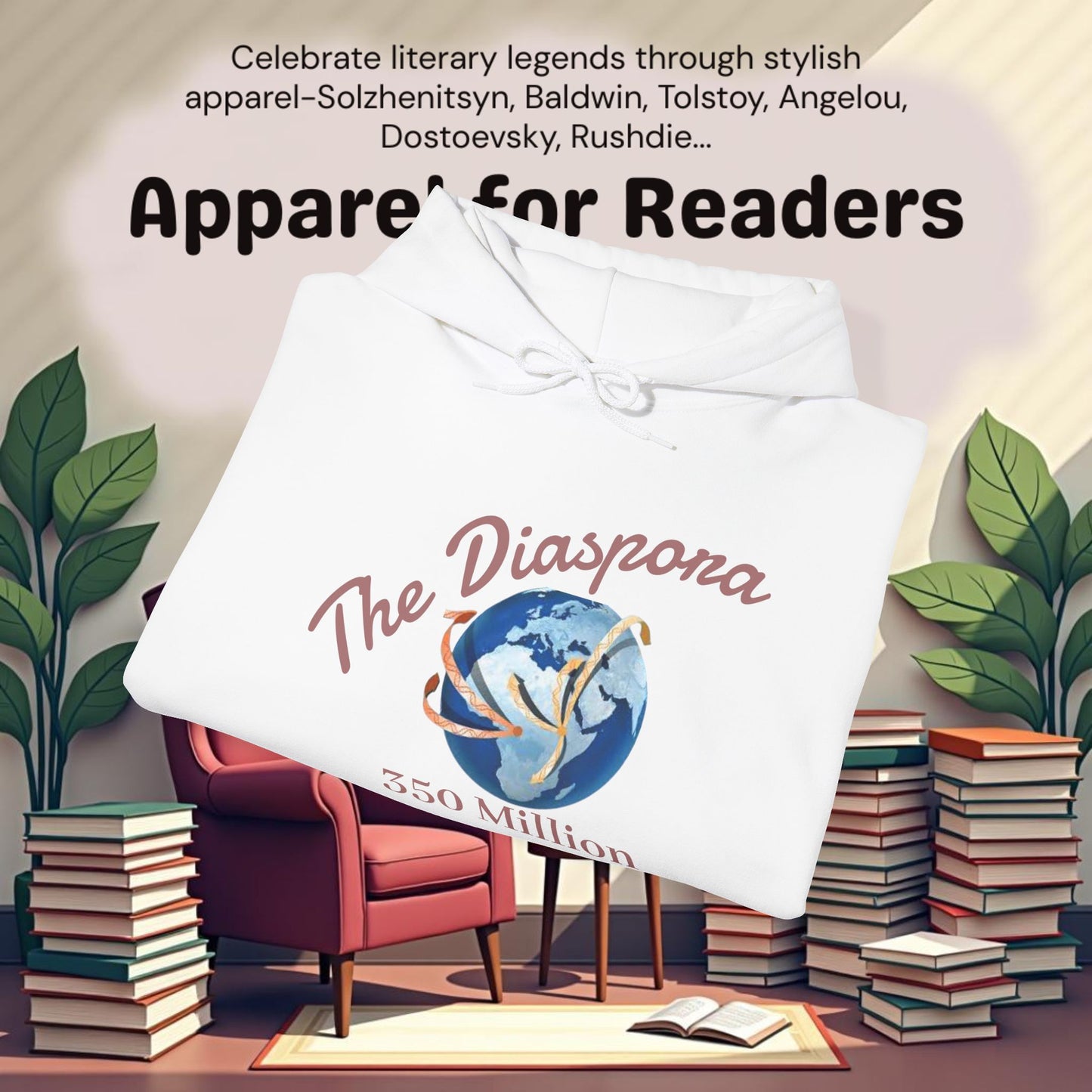 The Diaspora 350 Million ..Unisex Heavy Blend™ Hooded Sweatshirt
