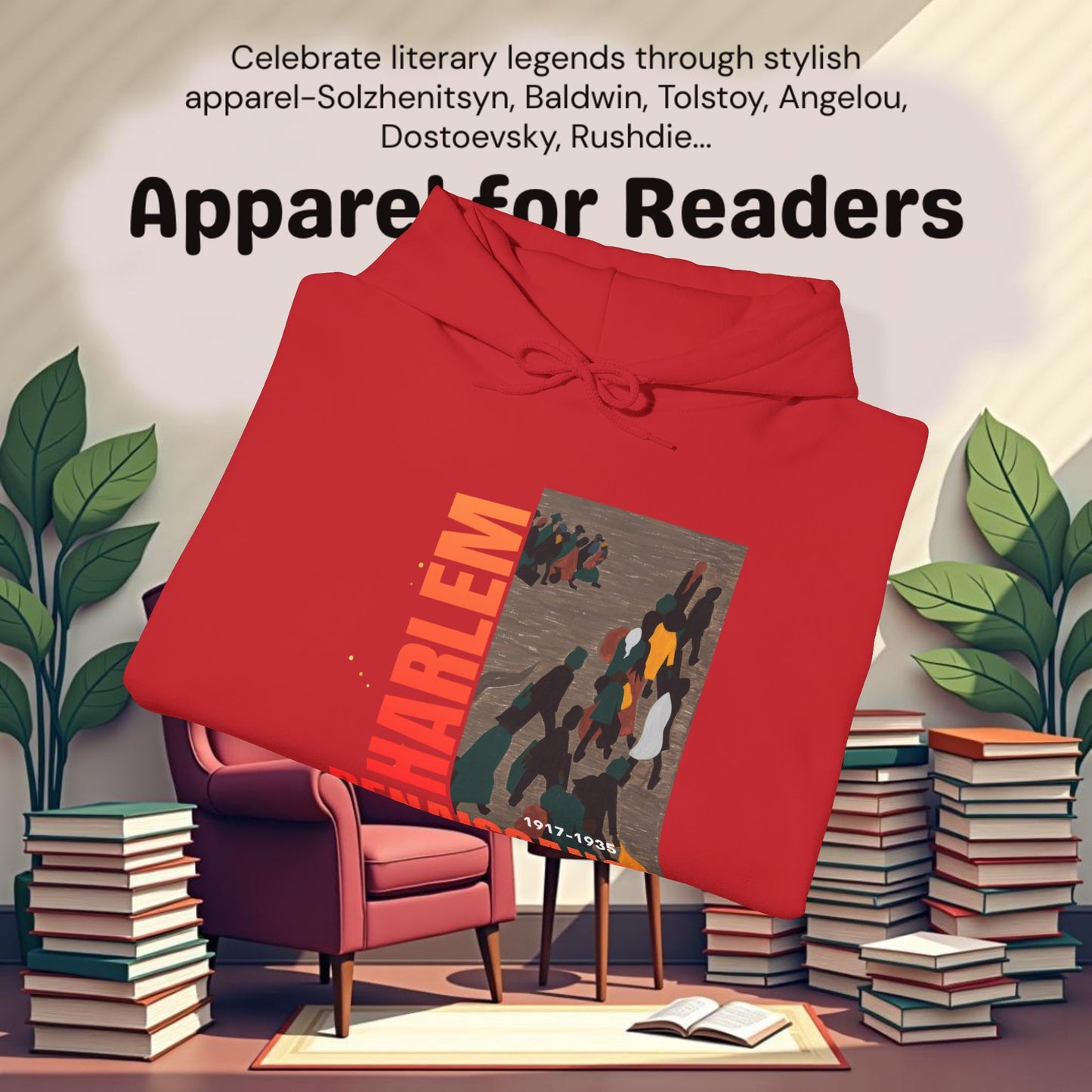 Harlem Renaissance Artwork..Unisex Heavy Blend™ Hooded Sweatshirt