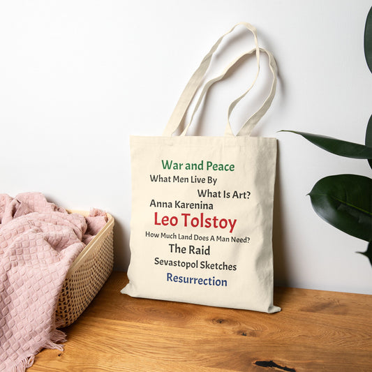 Leo Tolstoy Literary Tote Bag