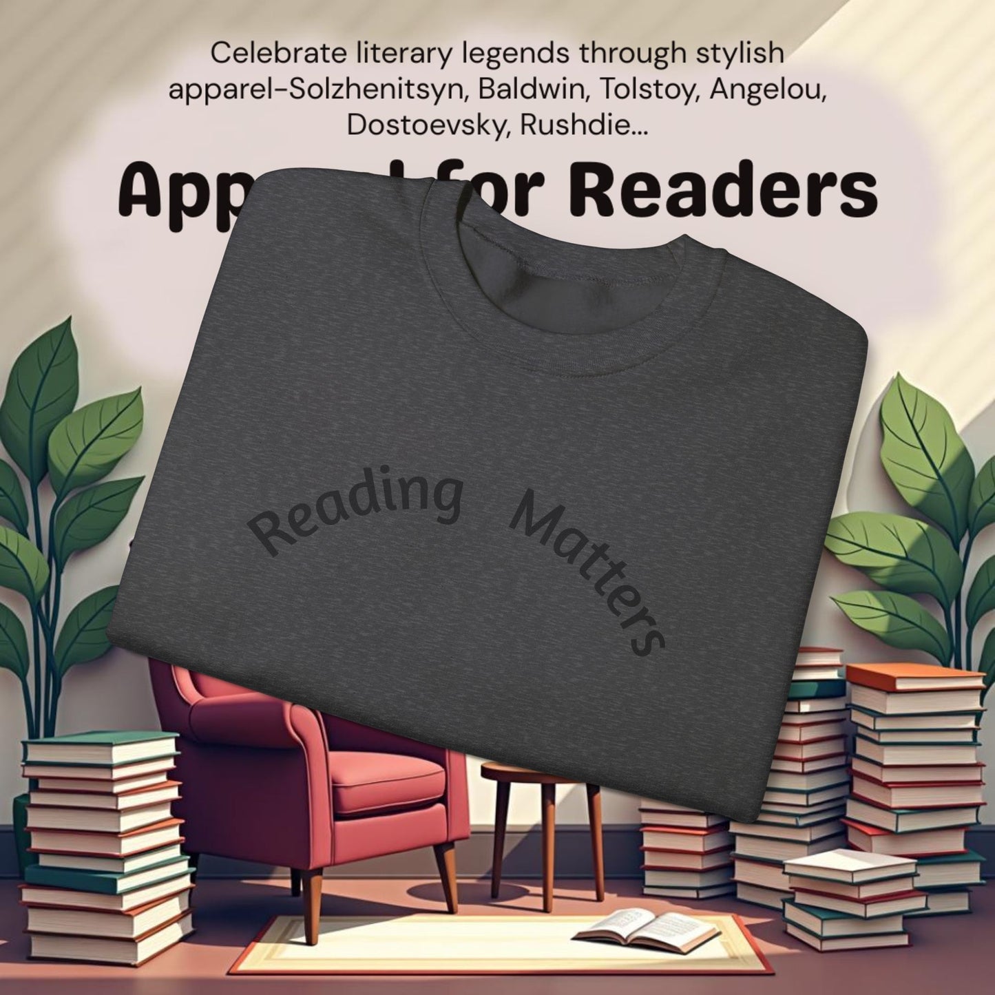 Reading Matters Unisex Heavy Blend™ Crewneck Sweatshirt