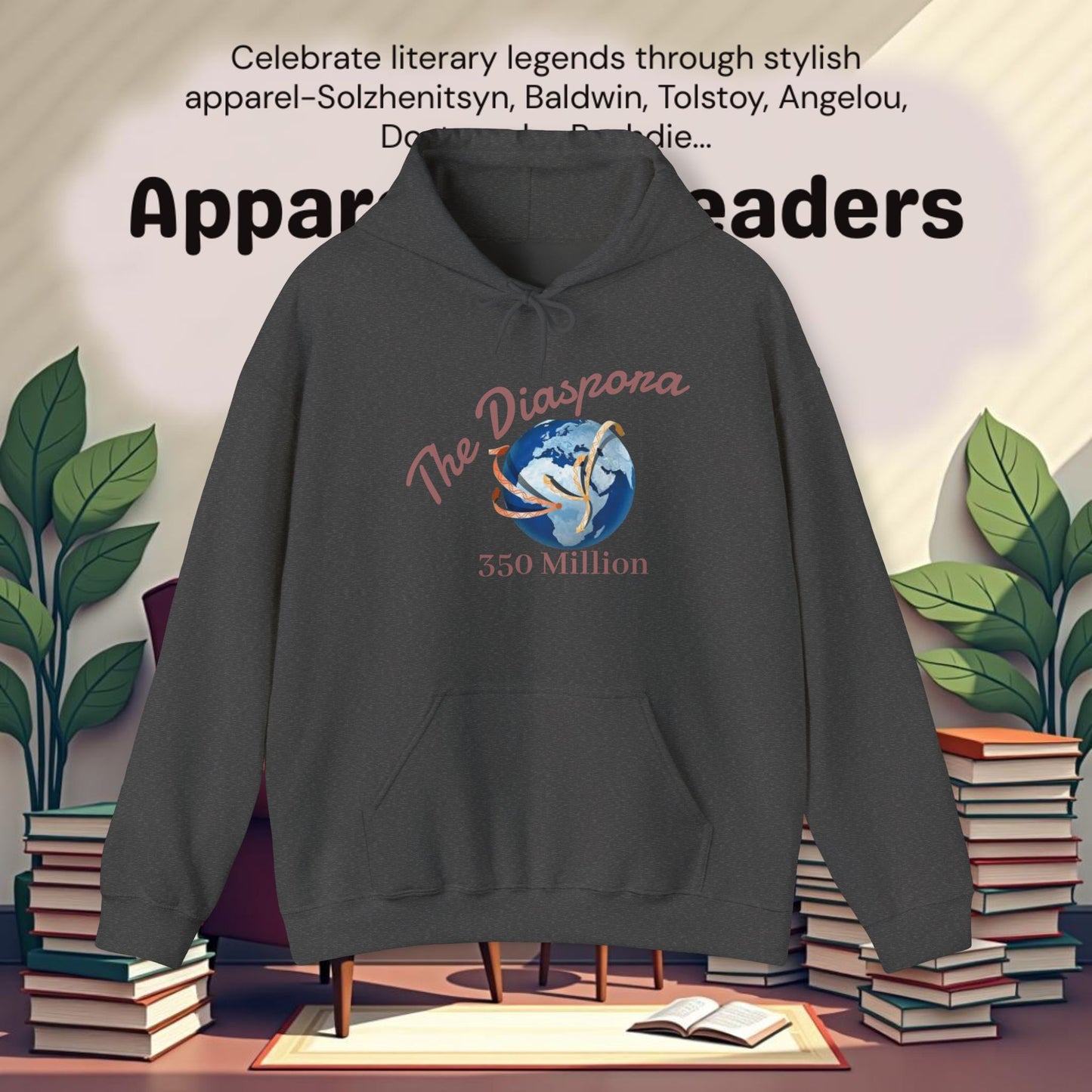 The Diaspora 350 Million ..Unisex Heavy Blend™ Hooded Sweatshirt