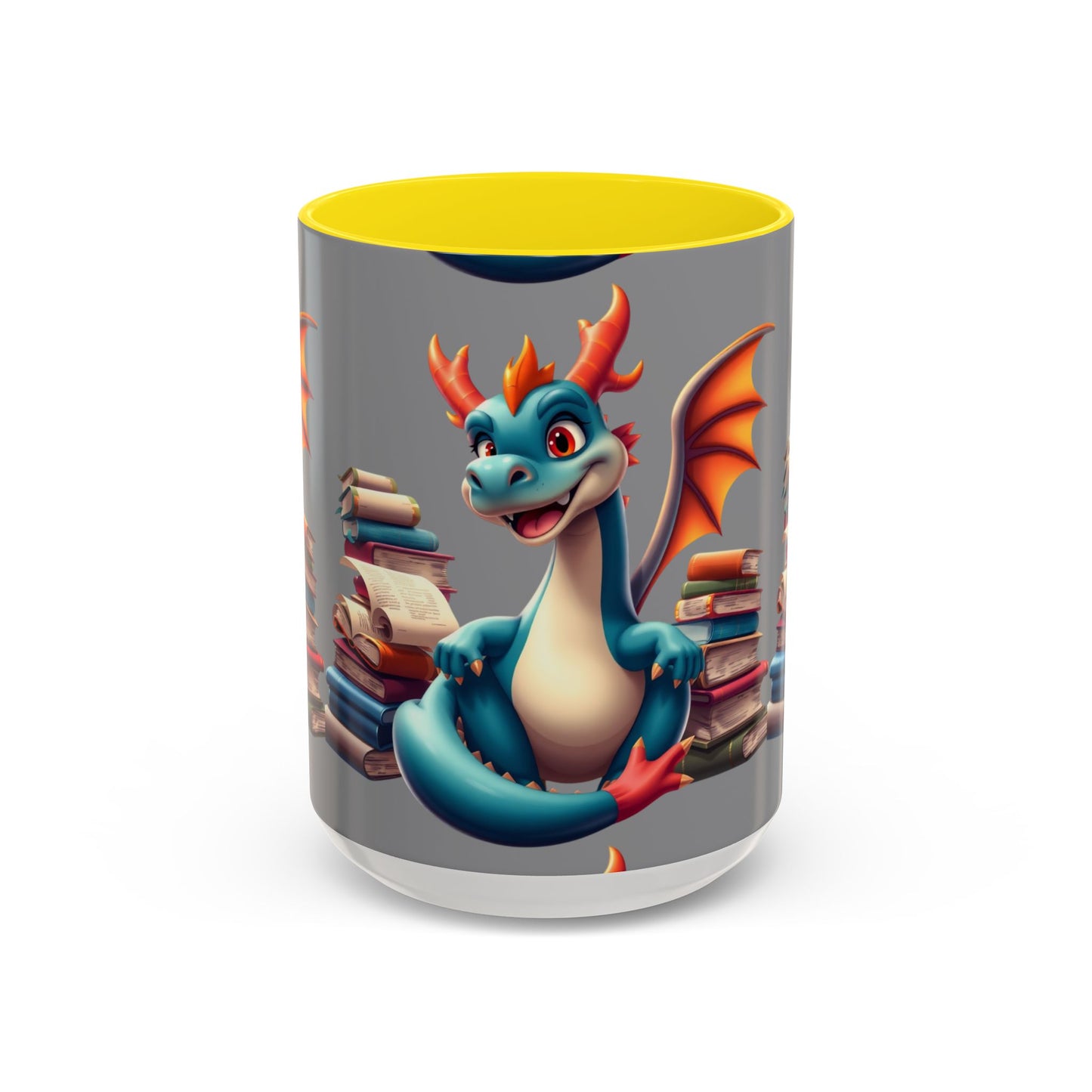 Literary Dragon Color Lining  Mug (11, 15oz)