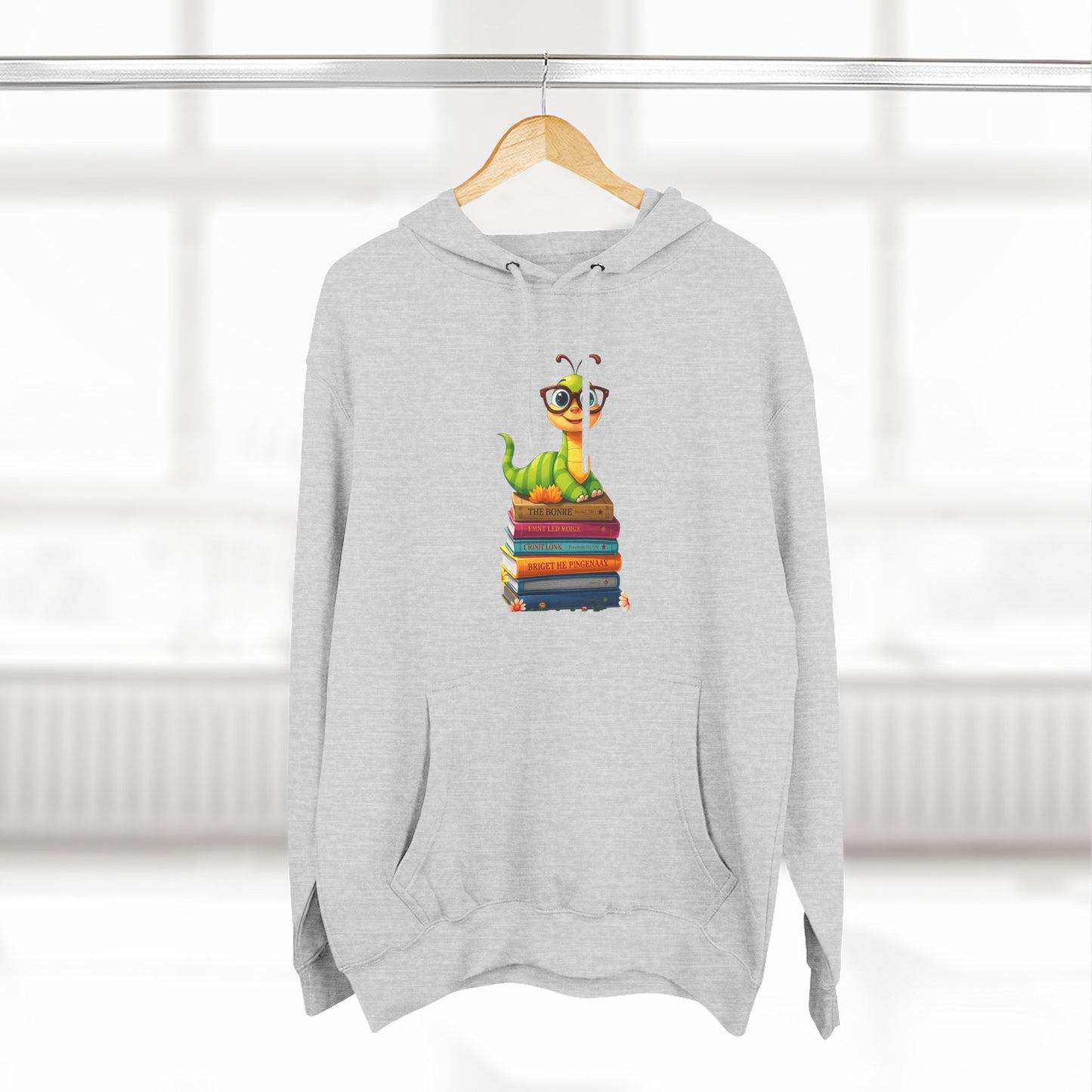 Literary Hoodie - 'Bookworm' Fleece Sweatshirt, Gift for Book Lovers, Cozy Literature Apparel, Perfect for Stay-at-Home [...]