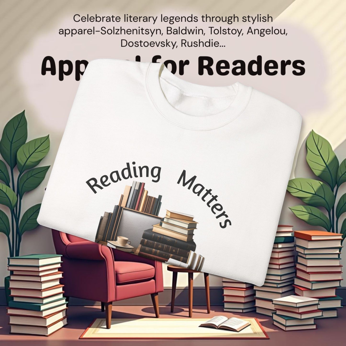 Reading Matters Unisex Heavy Blend™ Crewneck Sweatshirt