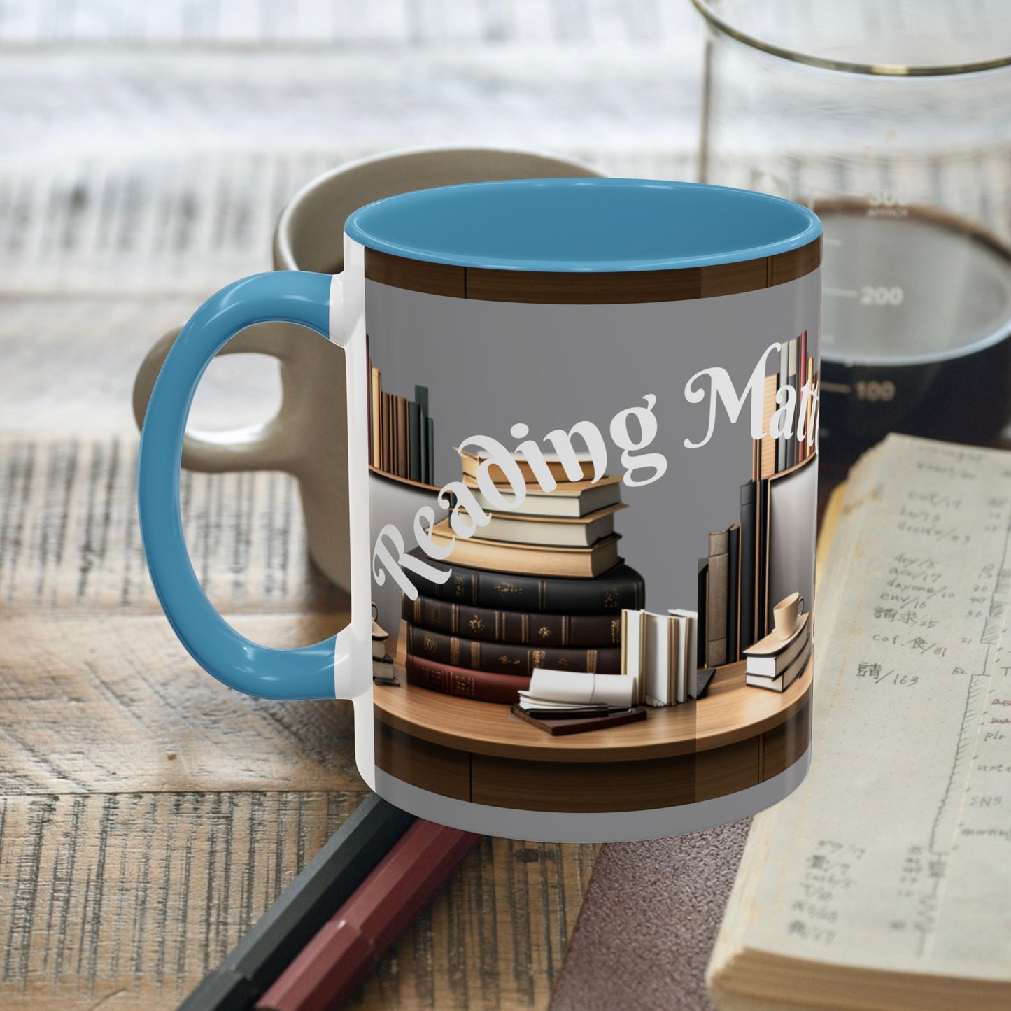 Reading Matters Color Lining  Mug (11, 15oz)