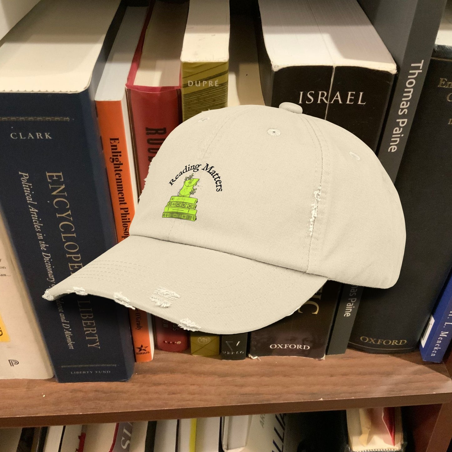 ReadingMatters Unisex Distressed Cap