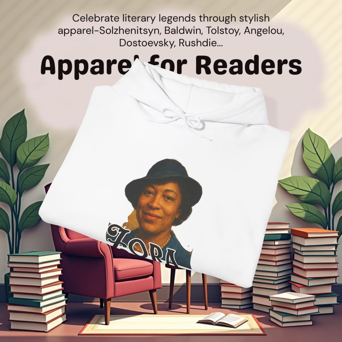 Zora Neale Hurston..Unisex Heavy Blend™ Hooded Sweatshirt