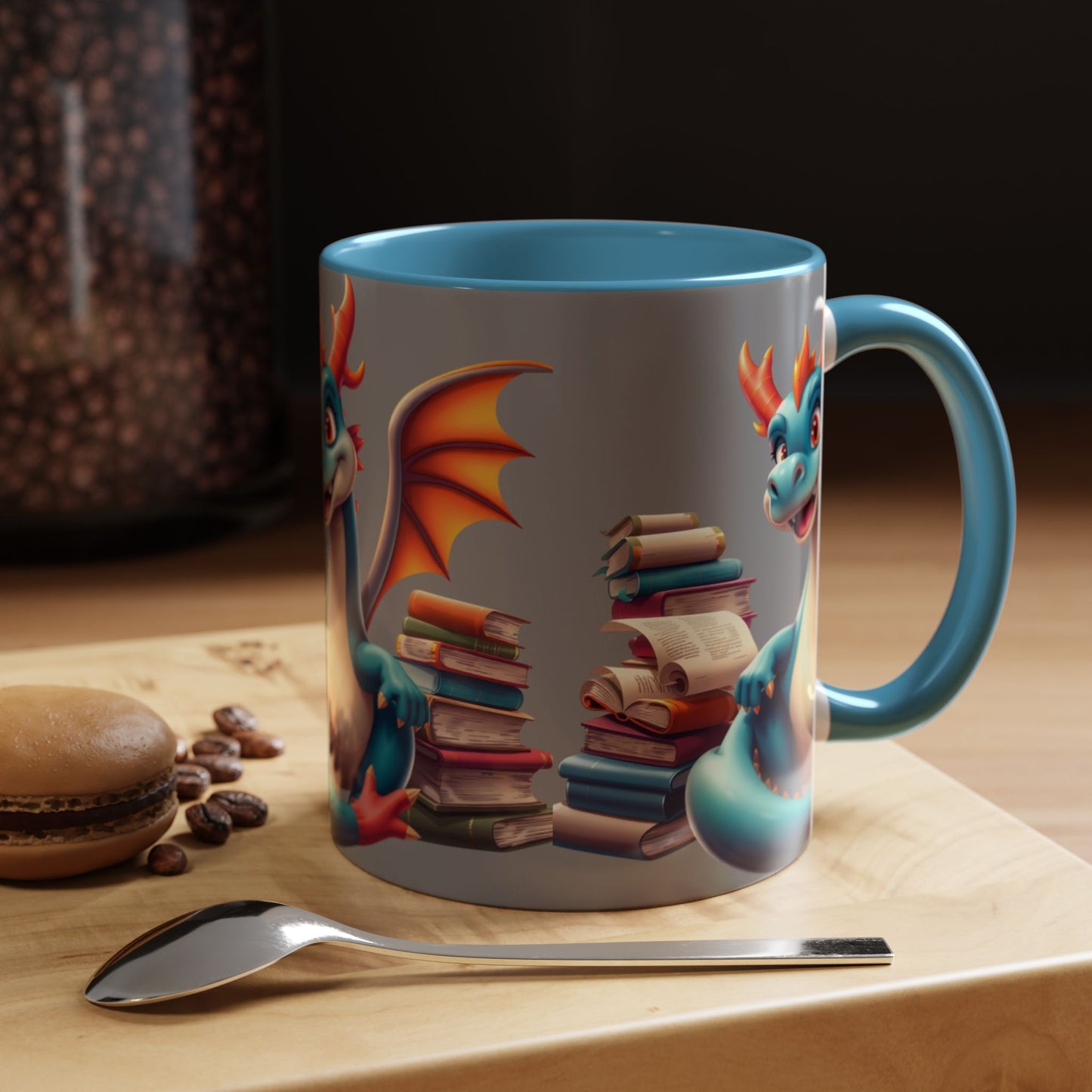 Literary Dragon Color Lining  Mug (11, 15oz)