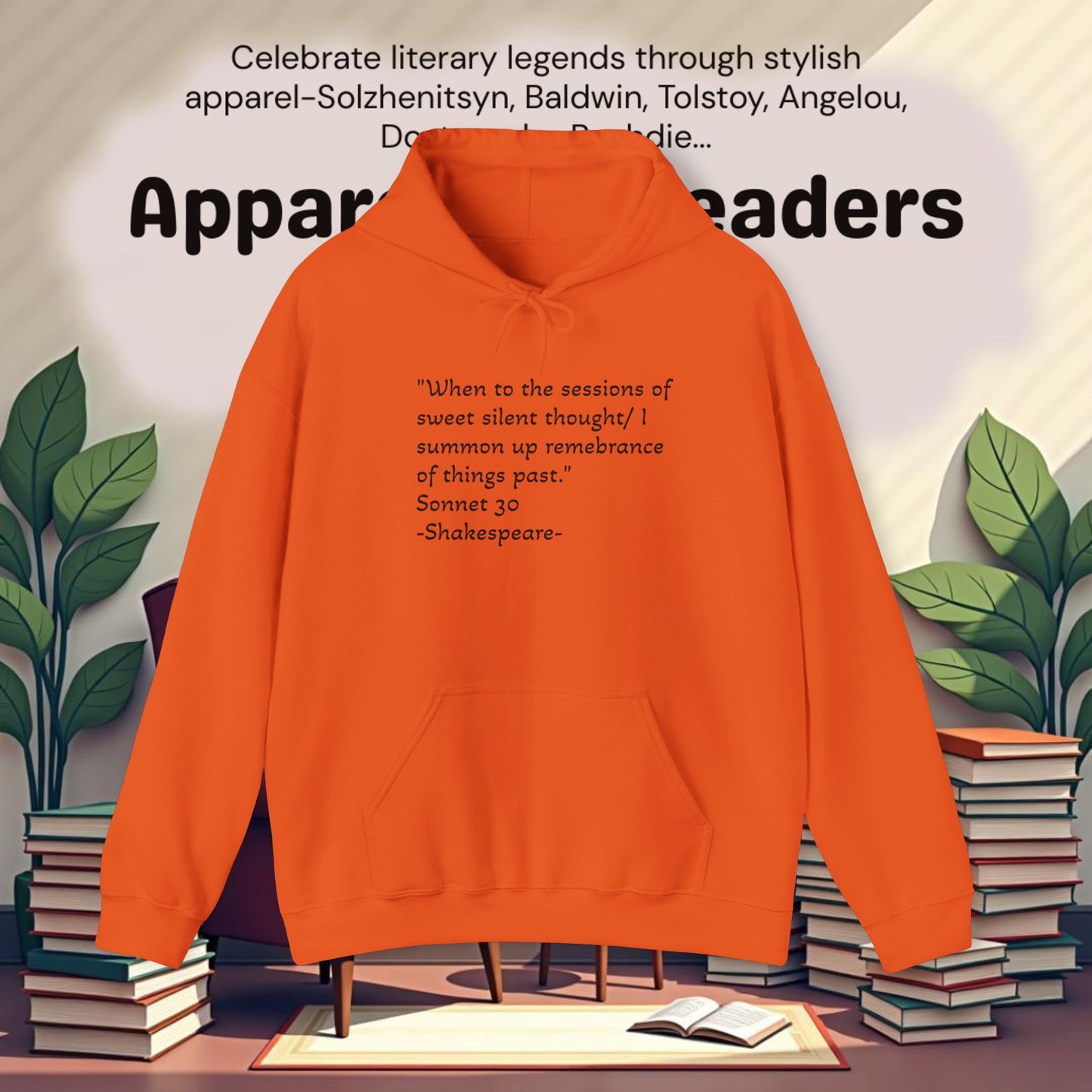 Sonnet 30 Shakespeare " Hoodie - Unisex Heavy Blend Sweatshirt
