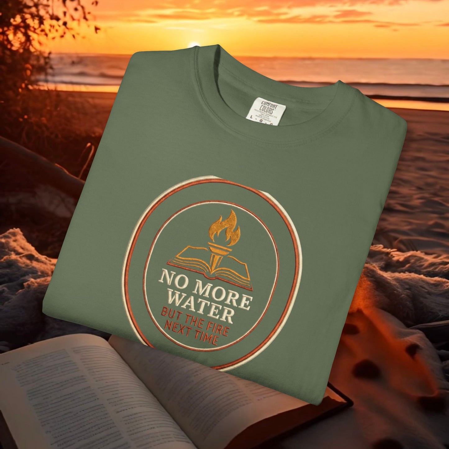 No More Water — But The Fire Next Time Literary Tee | Parnassus Collection