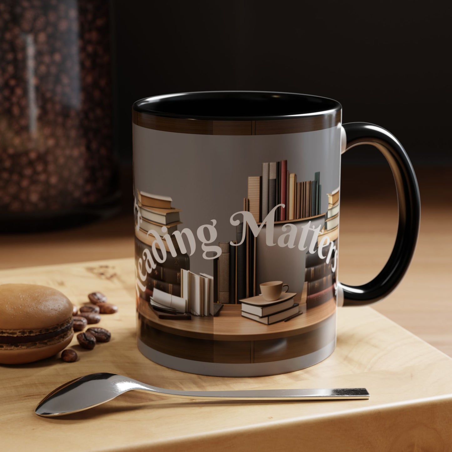 Reading Matters Color Lining  Mug (11, 15oz)