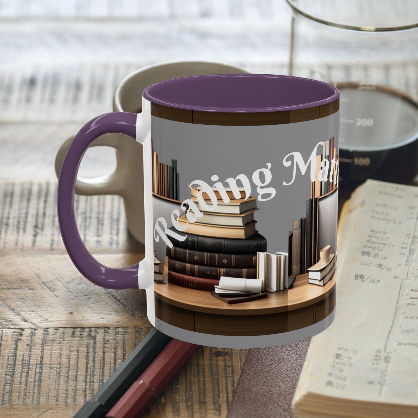 Reading Matters Color Lining  Mug (11, 15oz)