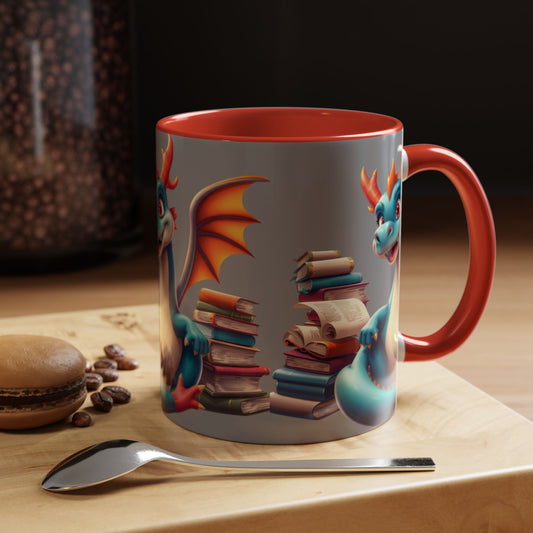 Literary Dragon Color Lining  Mug (11, 15oz)