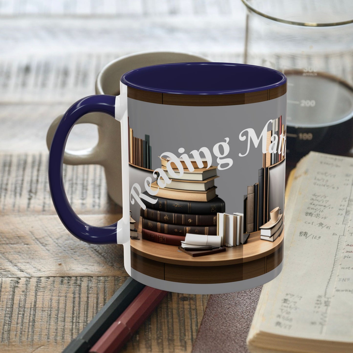 Reading Matters Color Lining  Mug (11, 15oz)