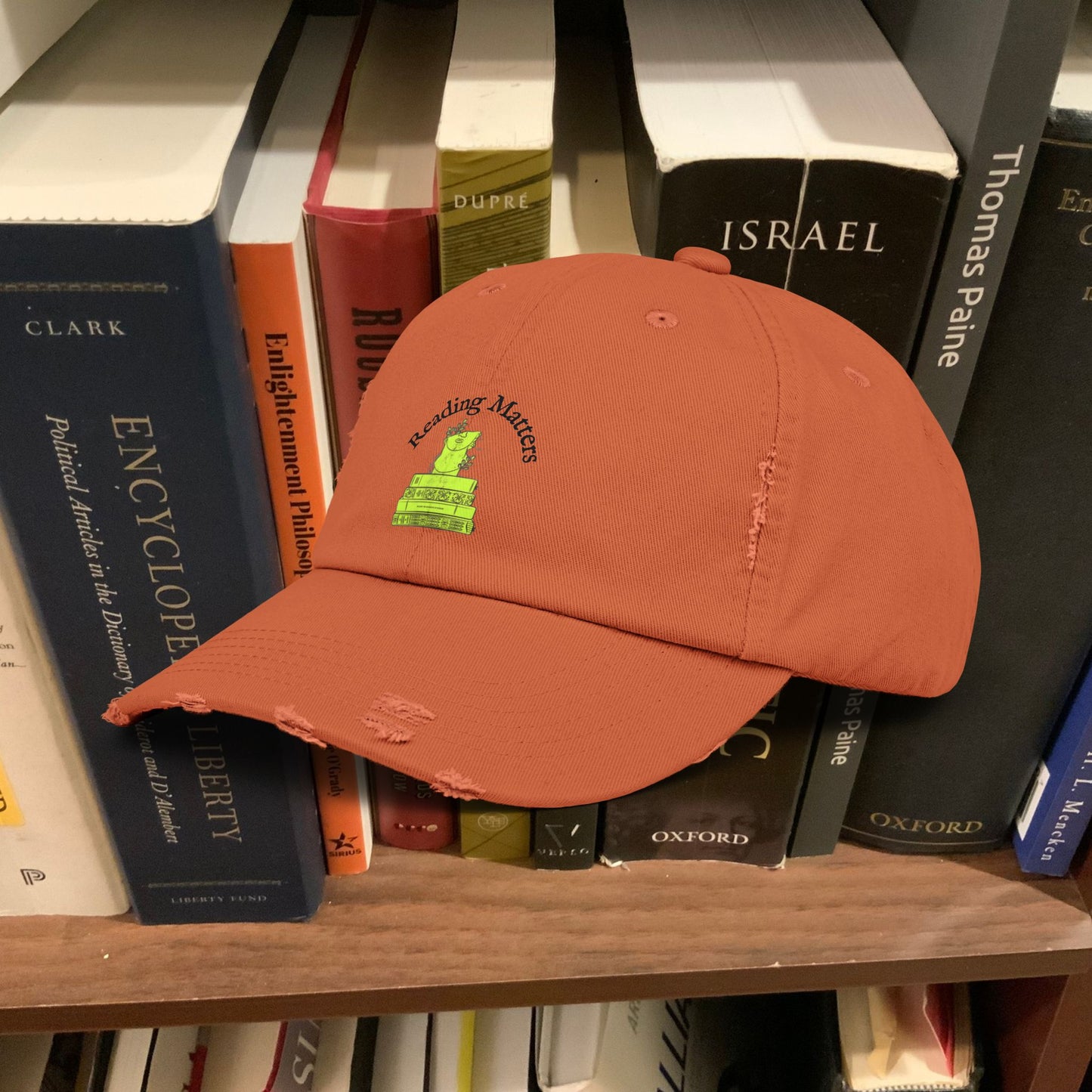 ReadingMatters Unisex Distressed Cap