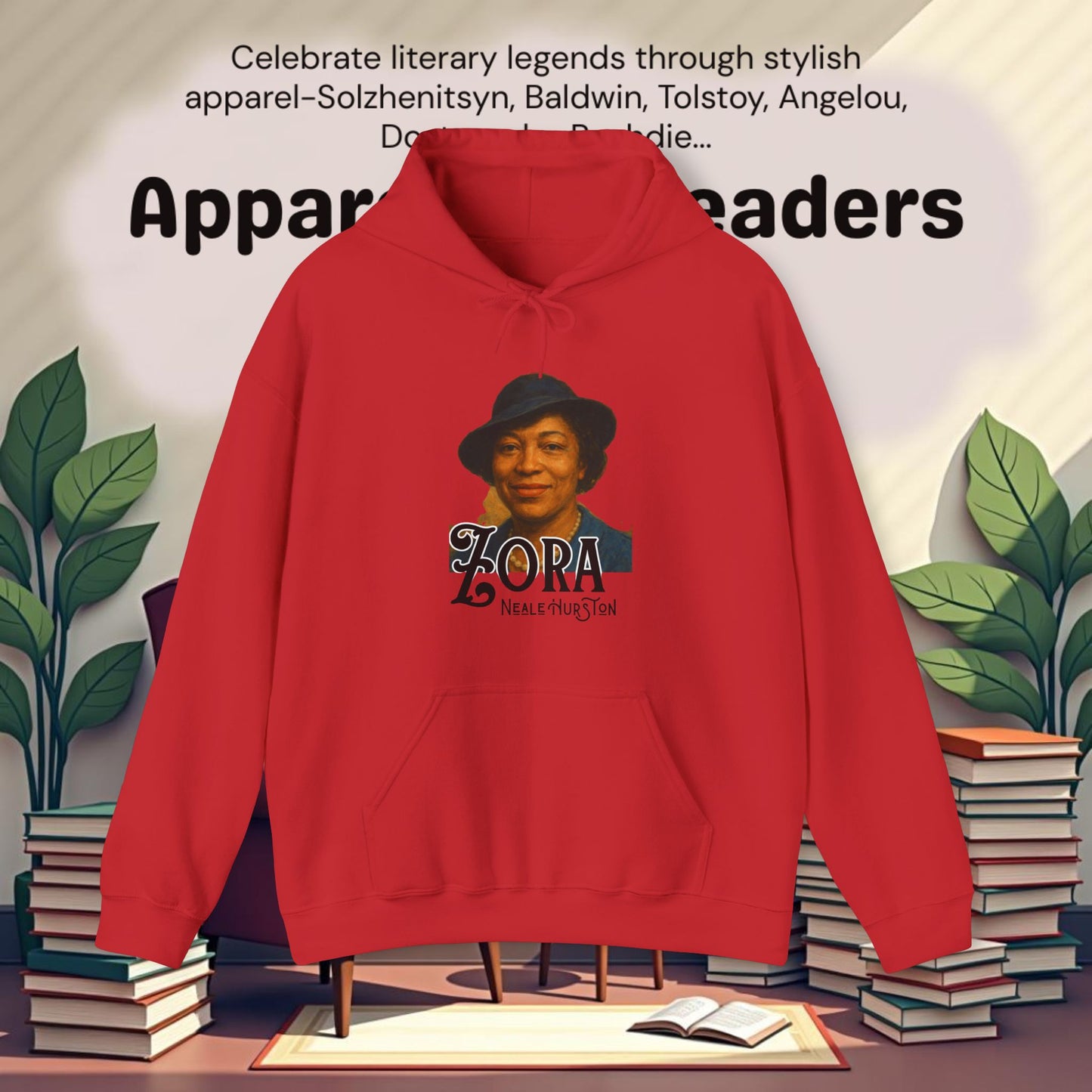 Zora Neale Hurston..Unisex Heavy Blend™ Hooded Sweatshirt