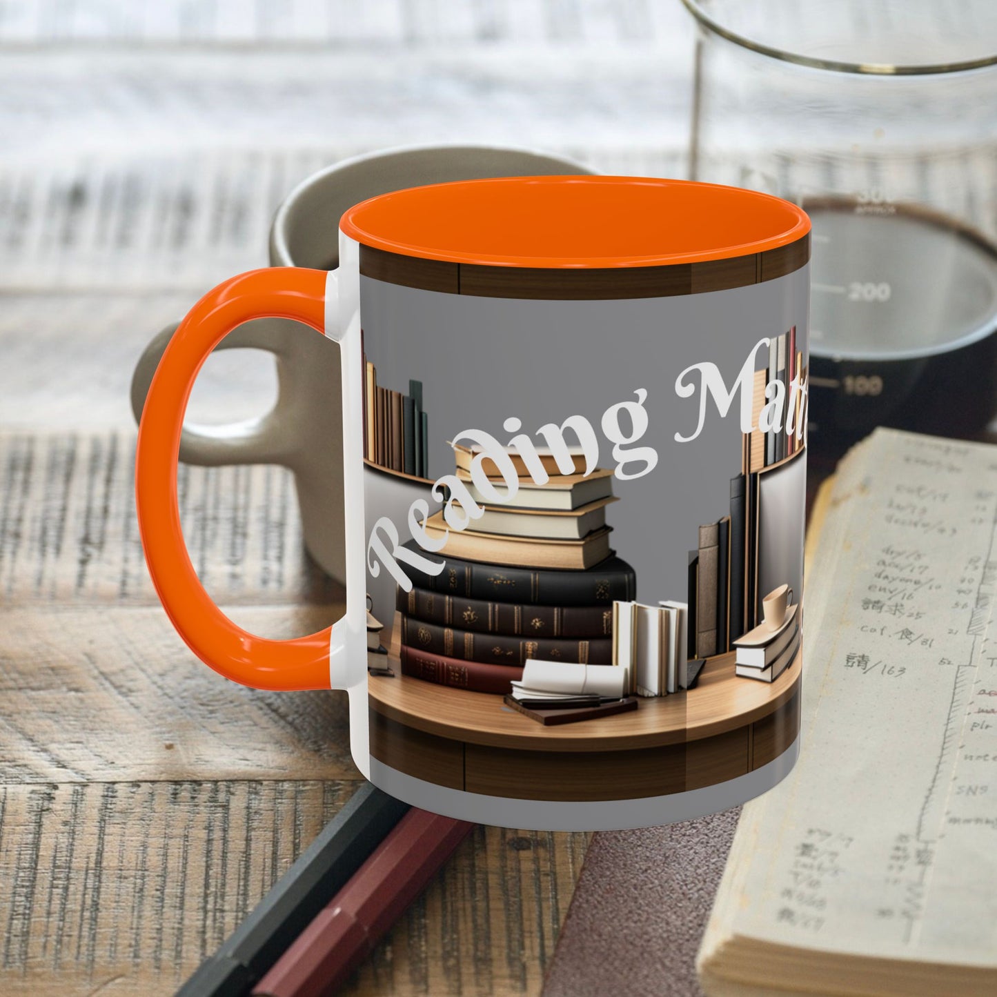 Reading Matters Color Lining  Mug (11, 15oz)