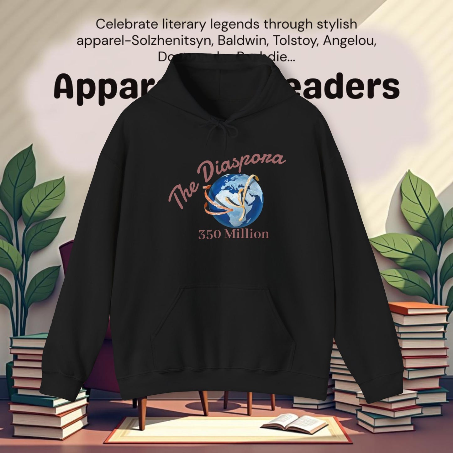 The Diaspora 350 Million ..Unisex Heavy Blend™ Hooded Sweatshirt