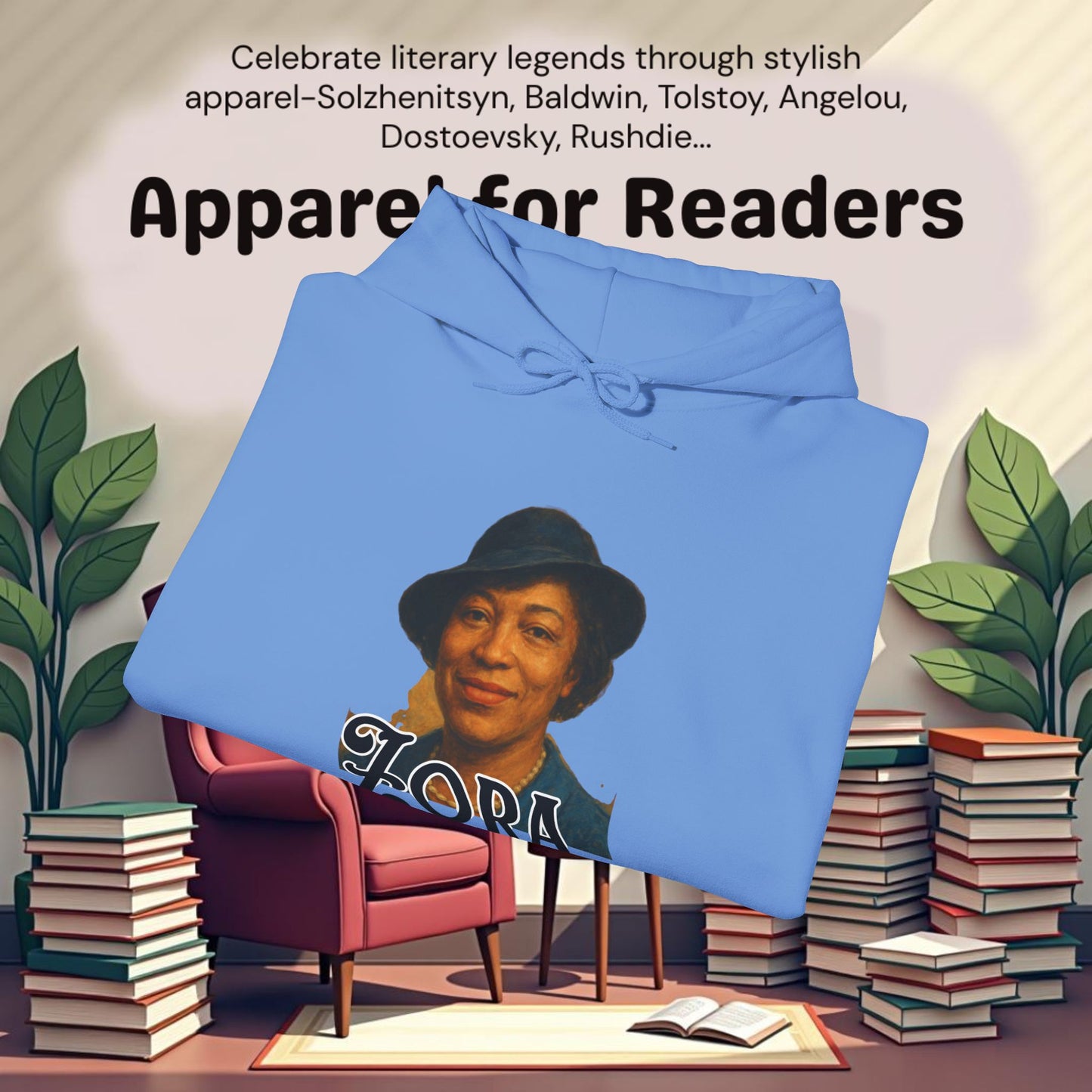 Zora Neale Hurston..Unisex Heavy Blend™ Hooded Sweatshirt