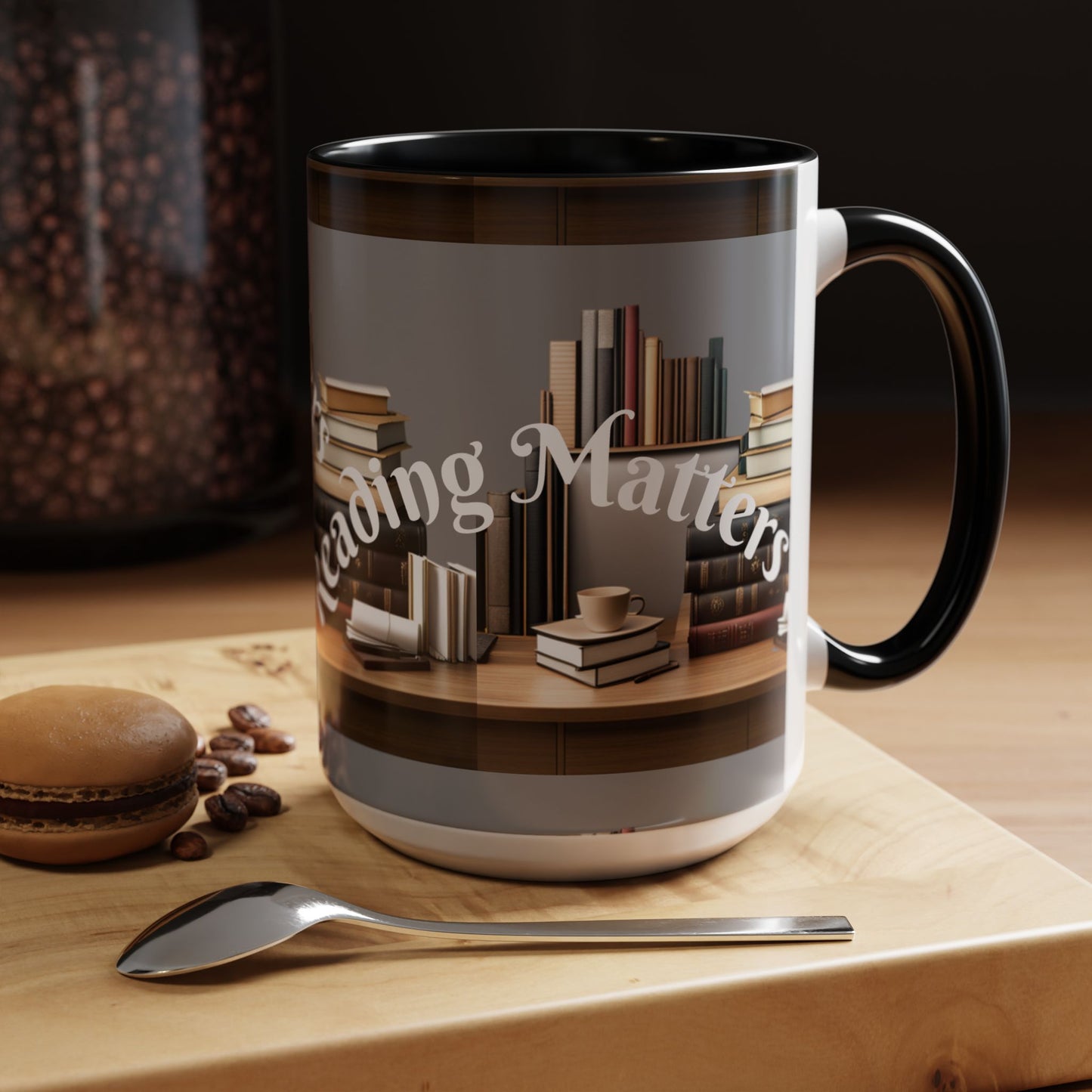 Reading Matters Color Lining  Mug (11, 15oz)